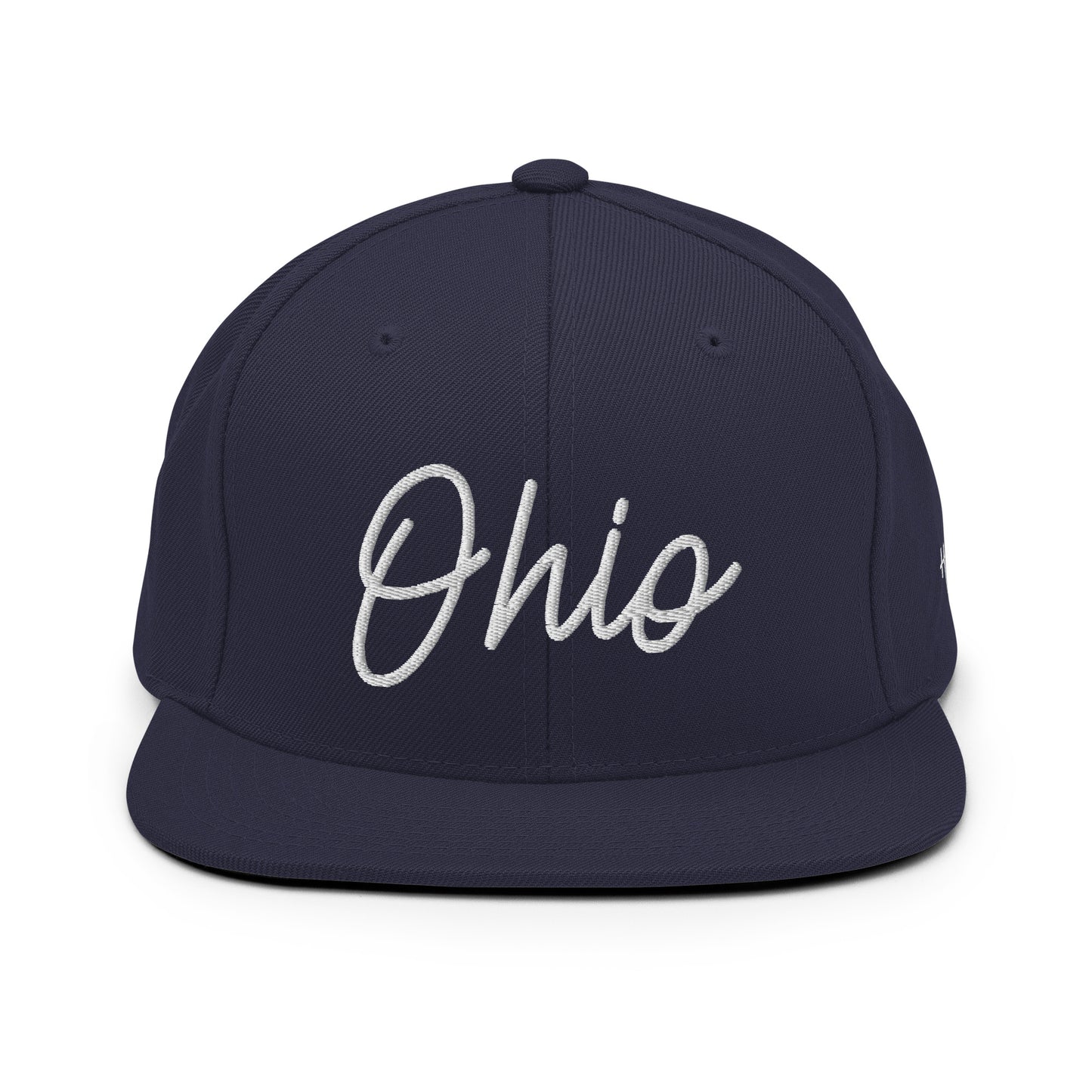 Ohio Retro Script 6 Panel Snapback Hat