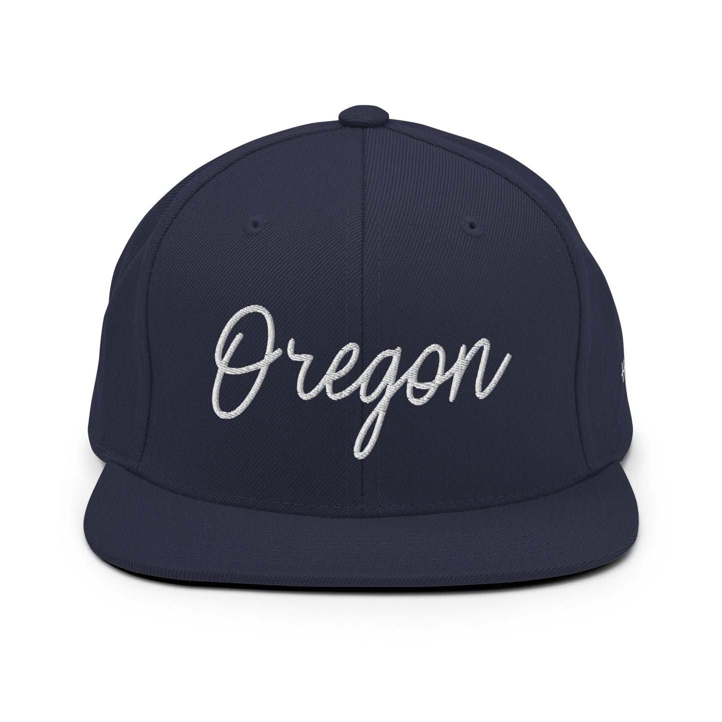 Oregon Retro Script 6 Panel Snapback Hat
