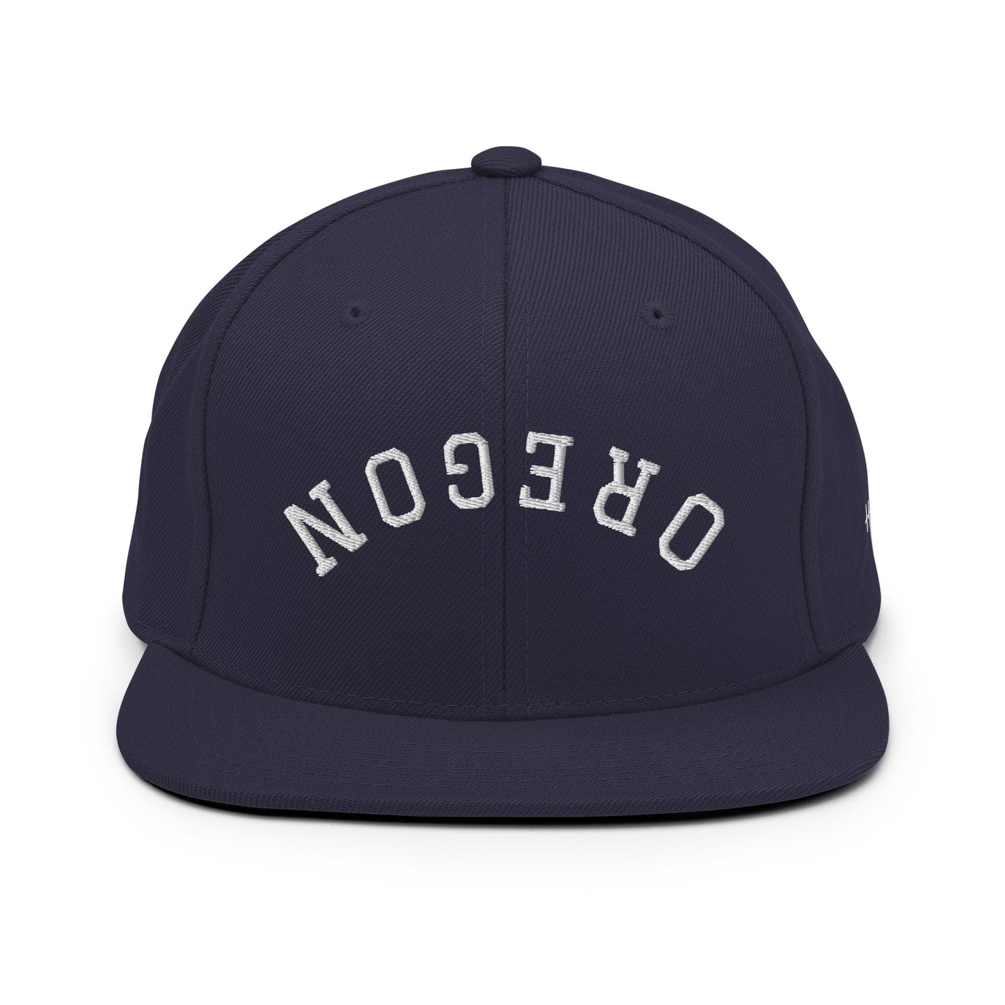 Oregon Upside Down Arch 6 Panel Snapback Hat