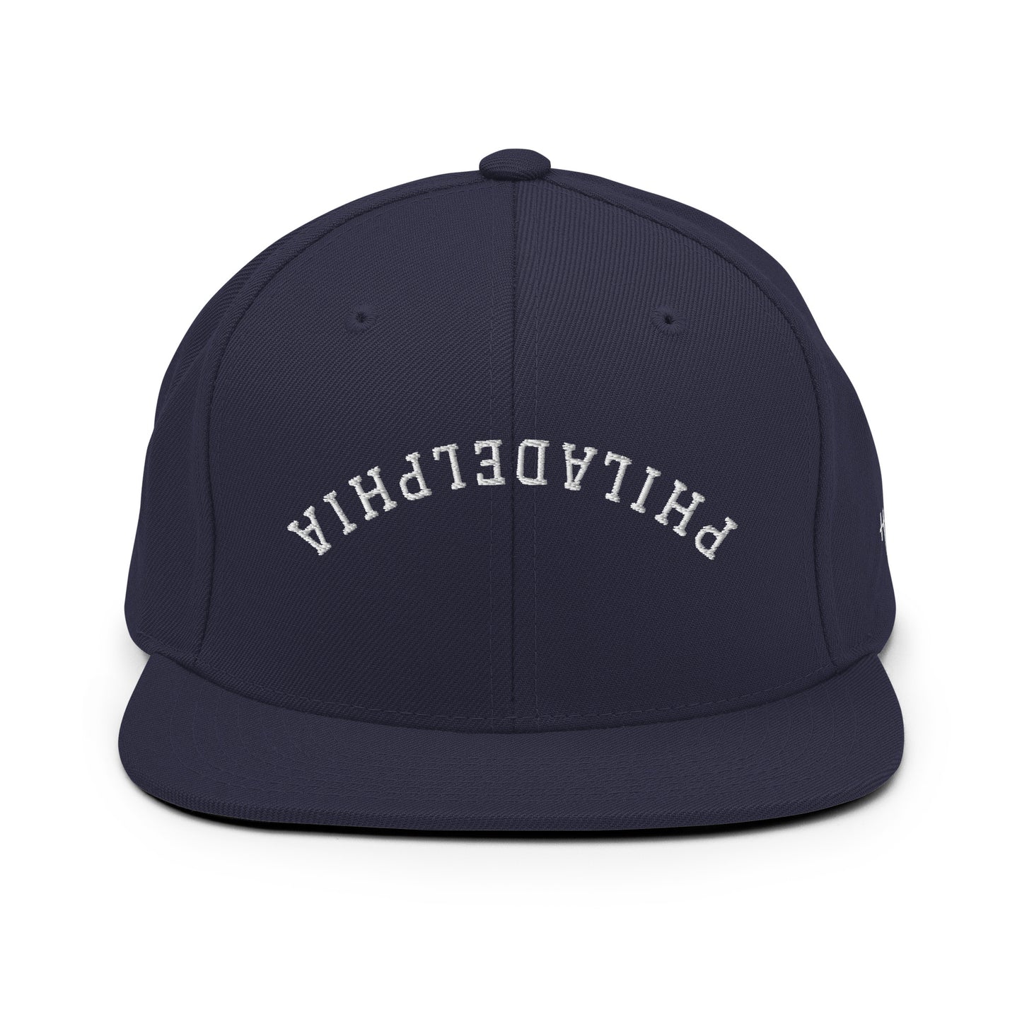 Philadelphia Upside Down Arch 6 Panel Snapback Hat