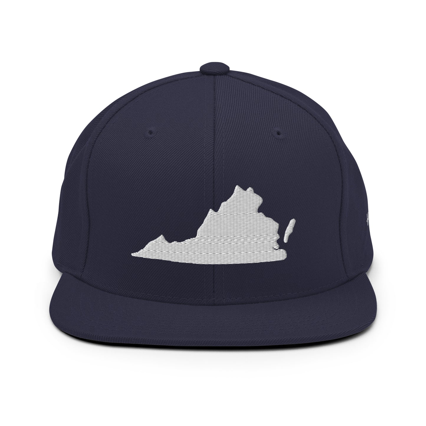 Virginia State Silhouette 6 Panel Snapback Hat