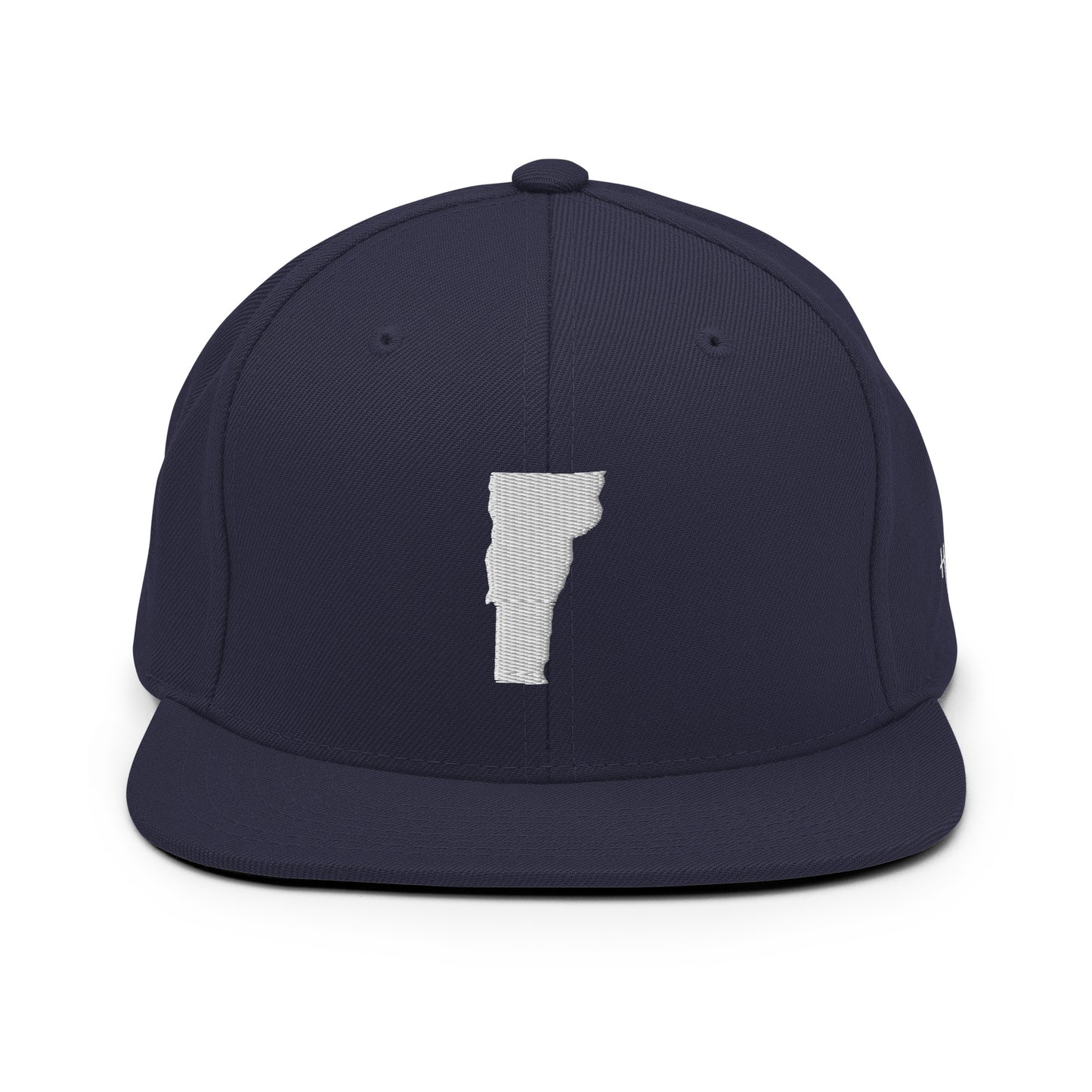Vermont State Silhouette 6 Panel Snapback Hat