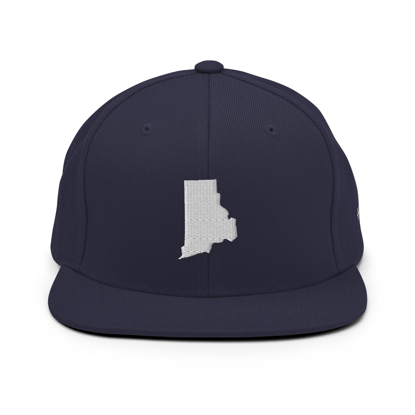 Rhode Island State Silhouette 6 Panel Snapback Hat