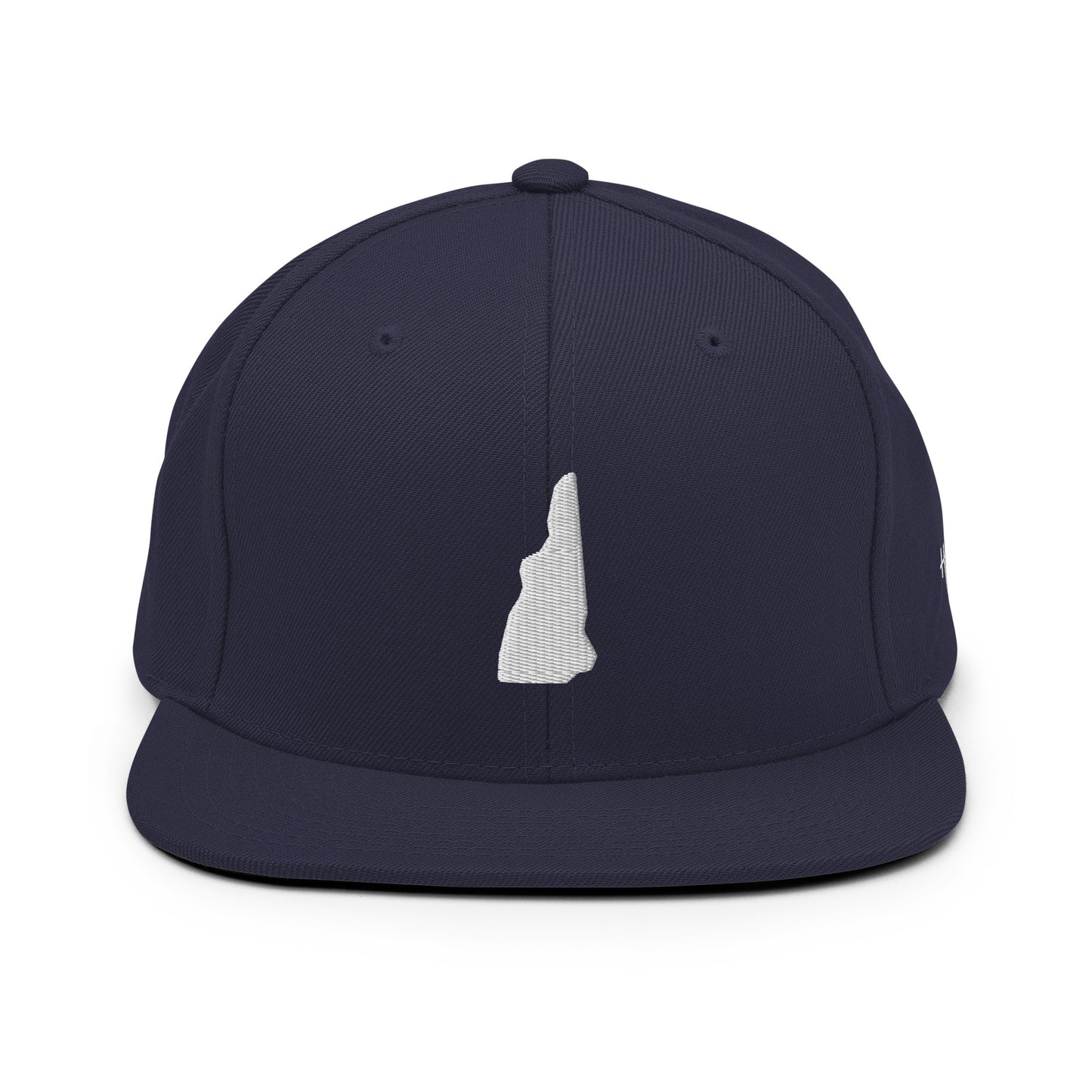 New Hampshire State Silhouette 6 Panel Snapback Hat