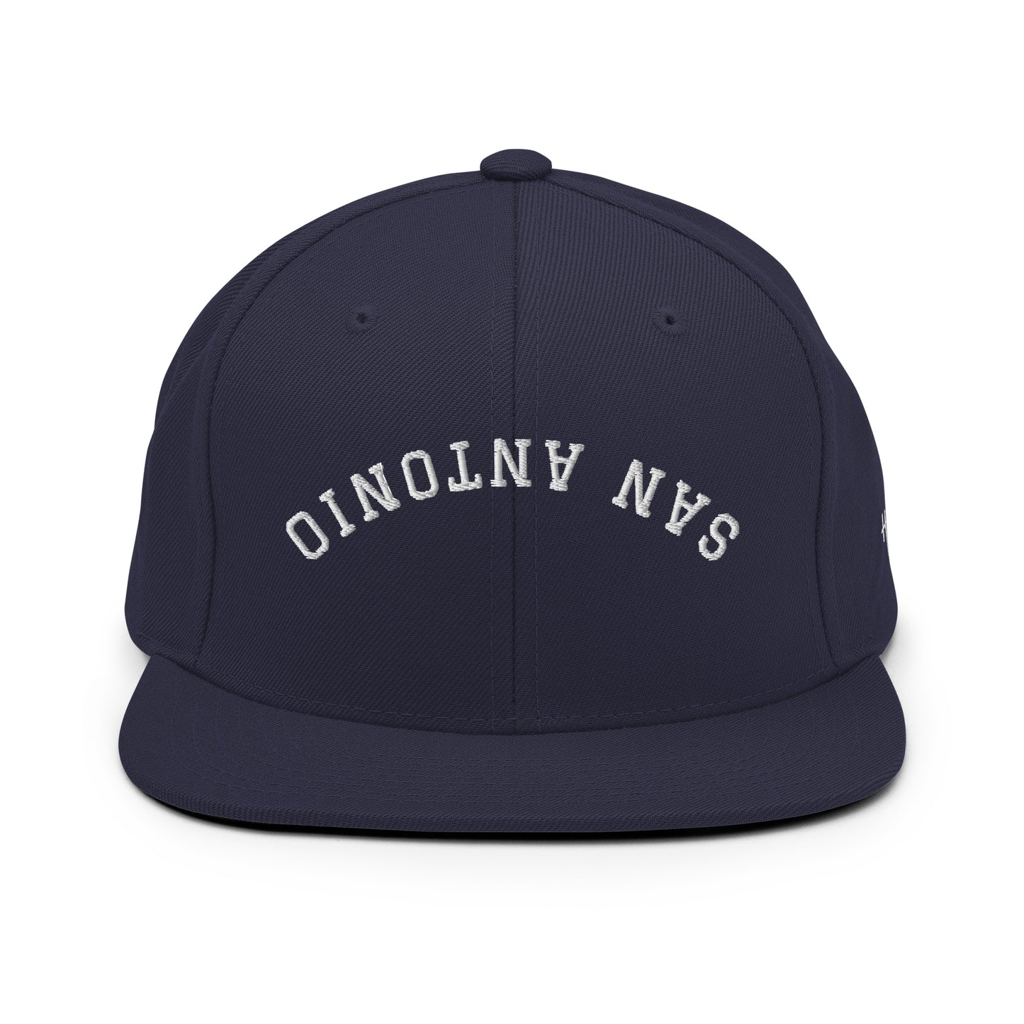 San Antonio Upside Down Arch 6 Panel Snapback Hat
