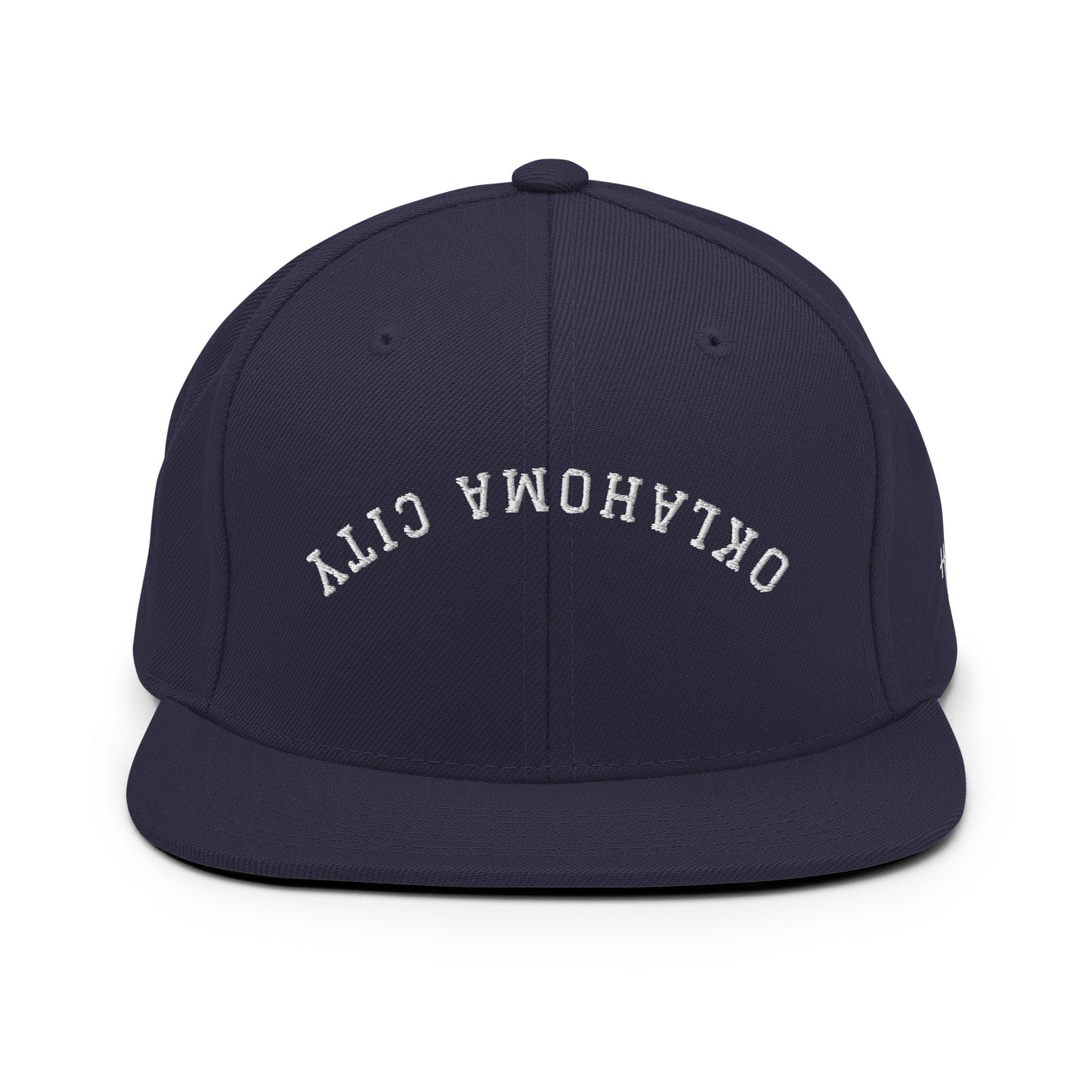 Oklahoma City Upside Down Arch 6 Panel Snapback Hat