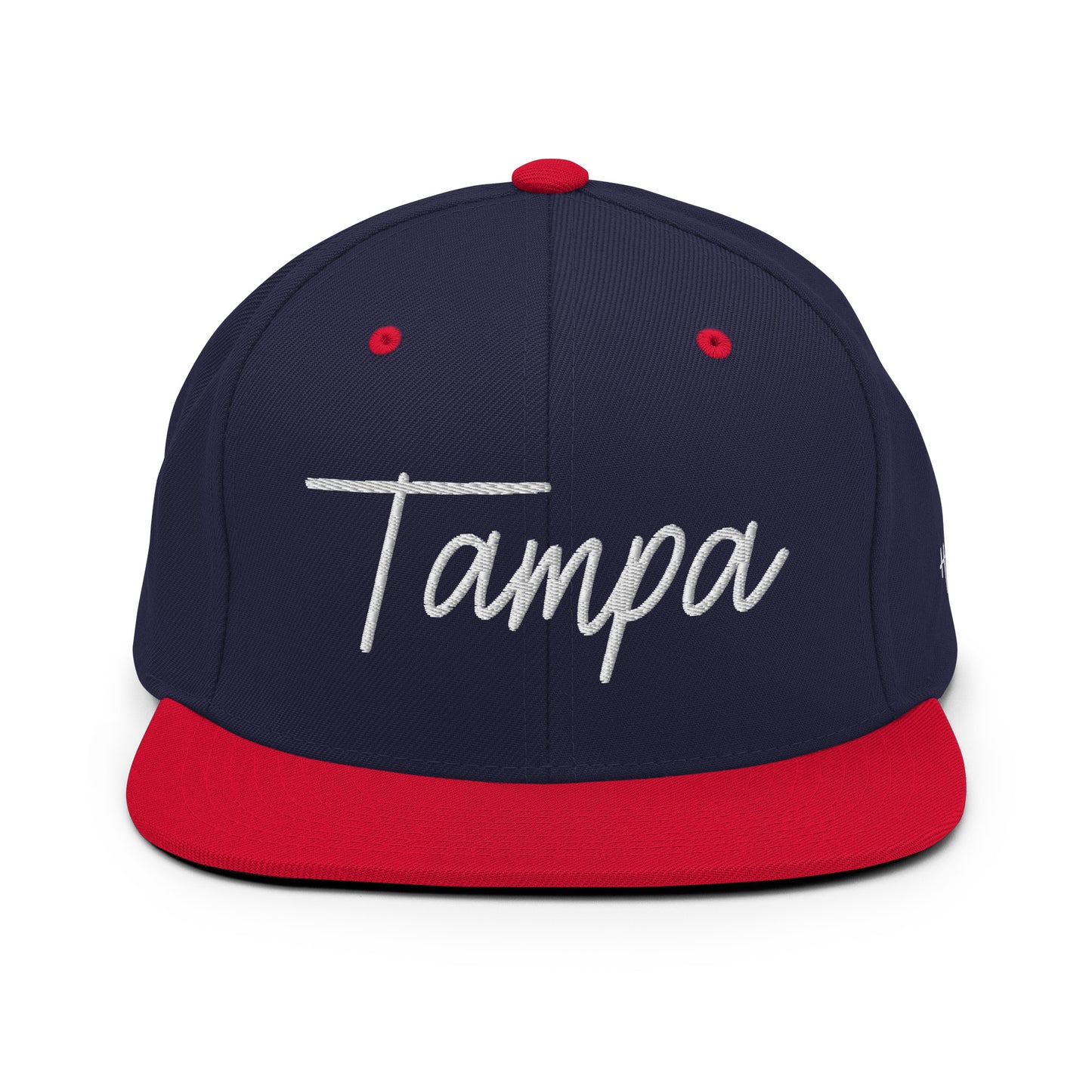 Tampa Retro Script 6 Panel Snapback Hat
