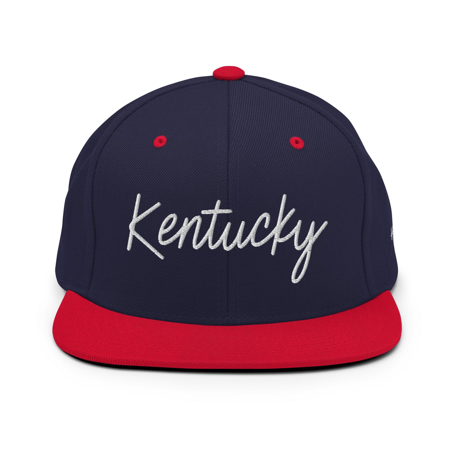 Kentucky Retro Script 6 Panel Snapback Hat