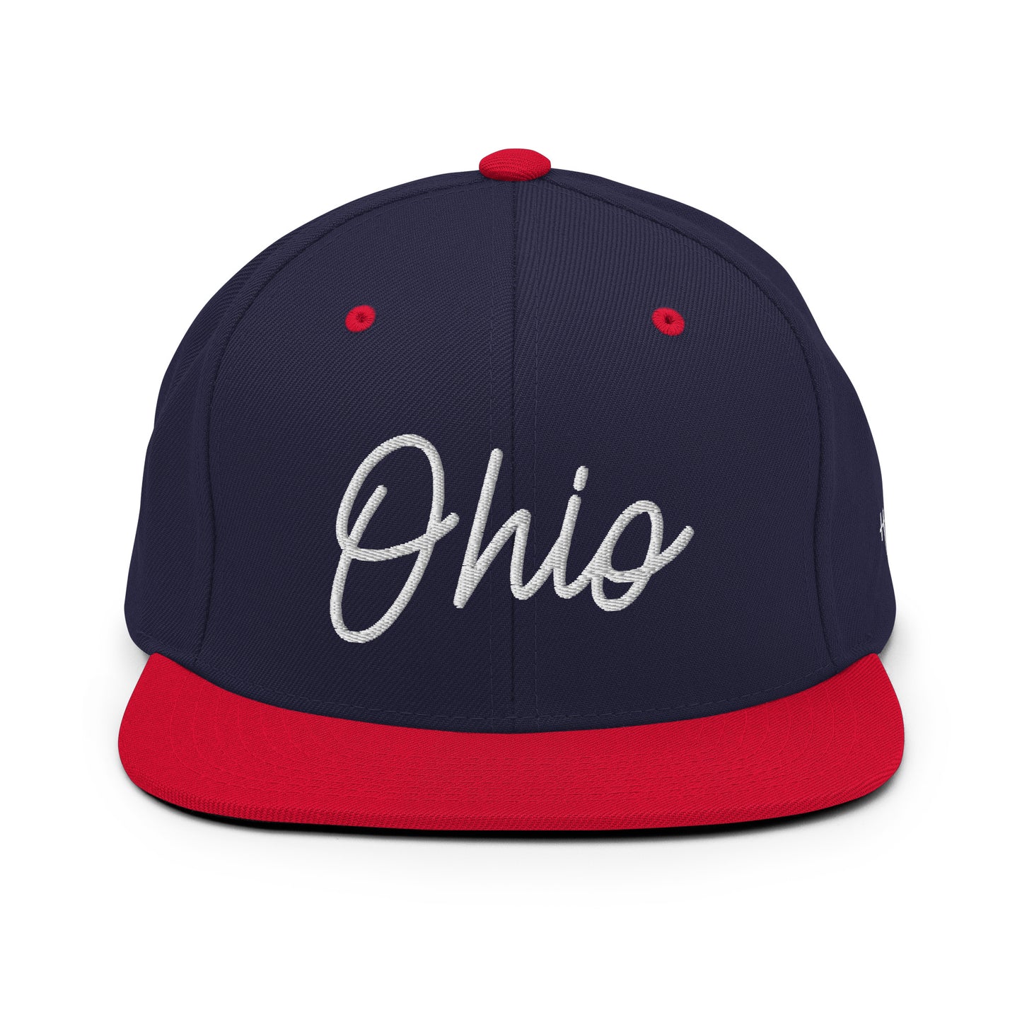 Ohio Retro Script 6 Panel Snapback Hat