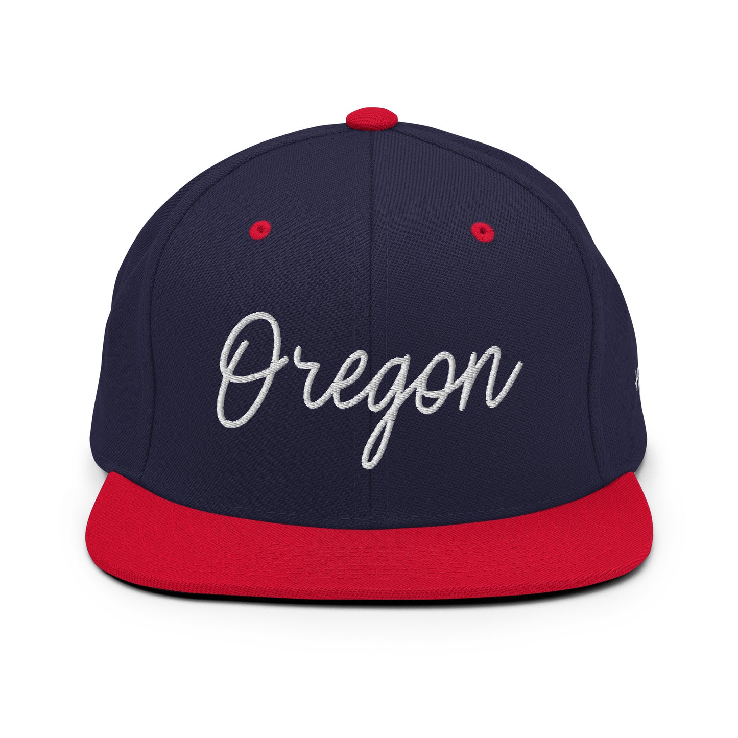 Oregon Retro Script 6 Panel Snapback Hat
