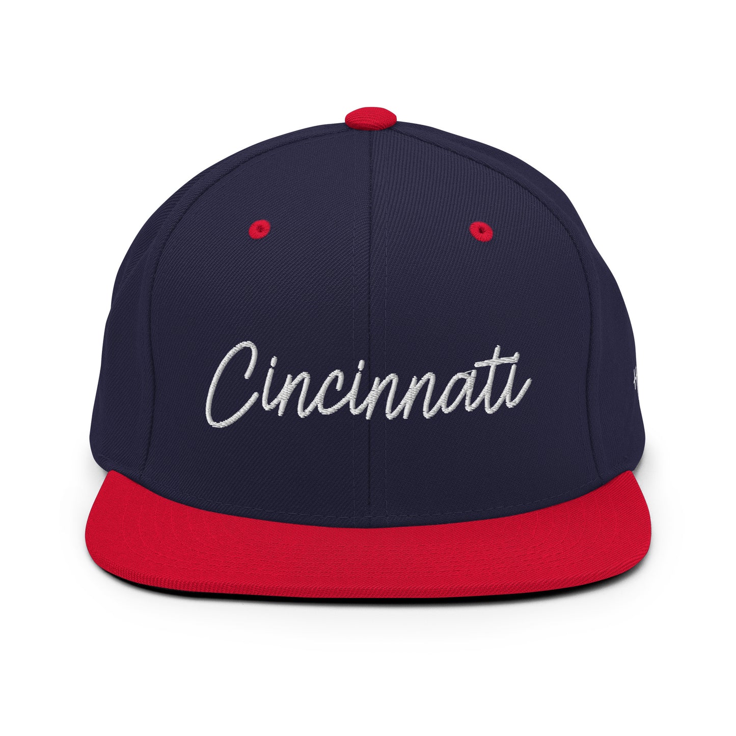 Cincinnati Retro Script 6 Panel Snapback Hat