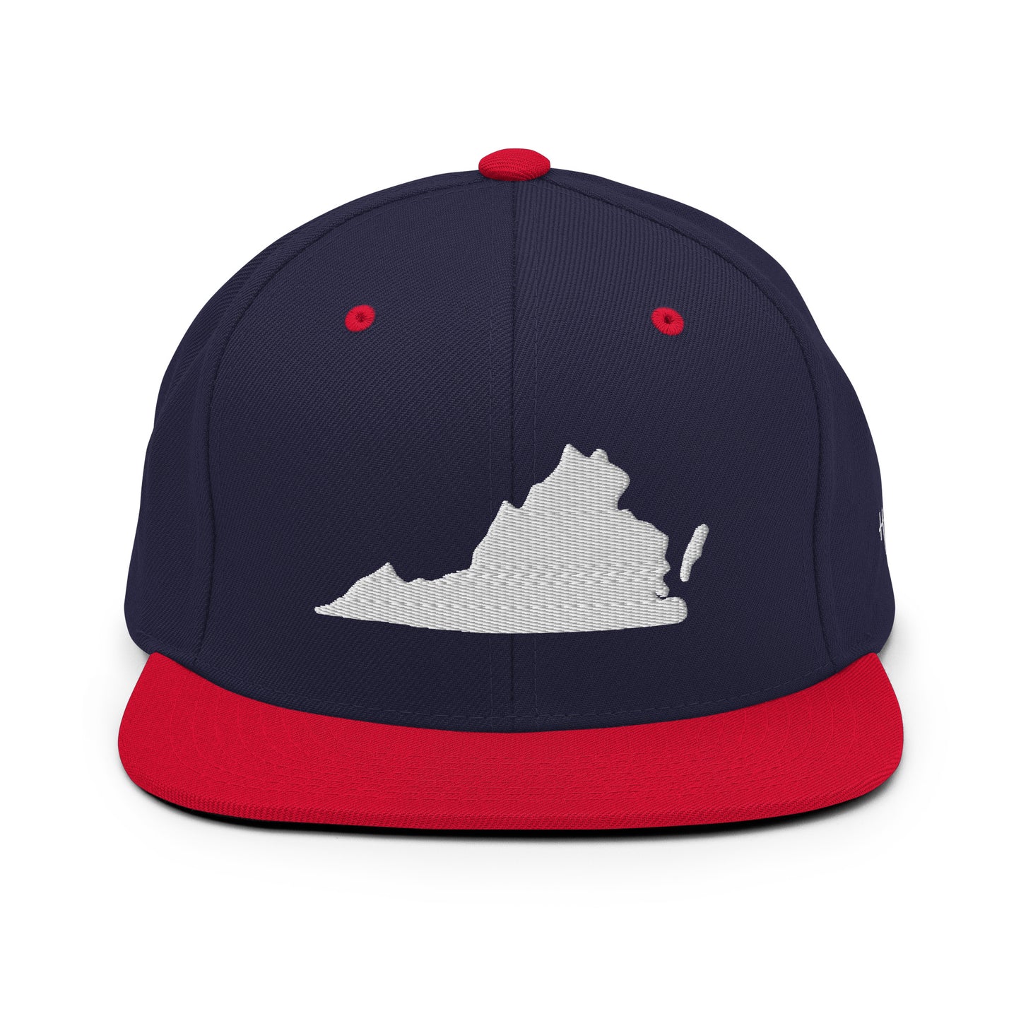 Virginia State Silhouette 6 Panel Snapback Hat