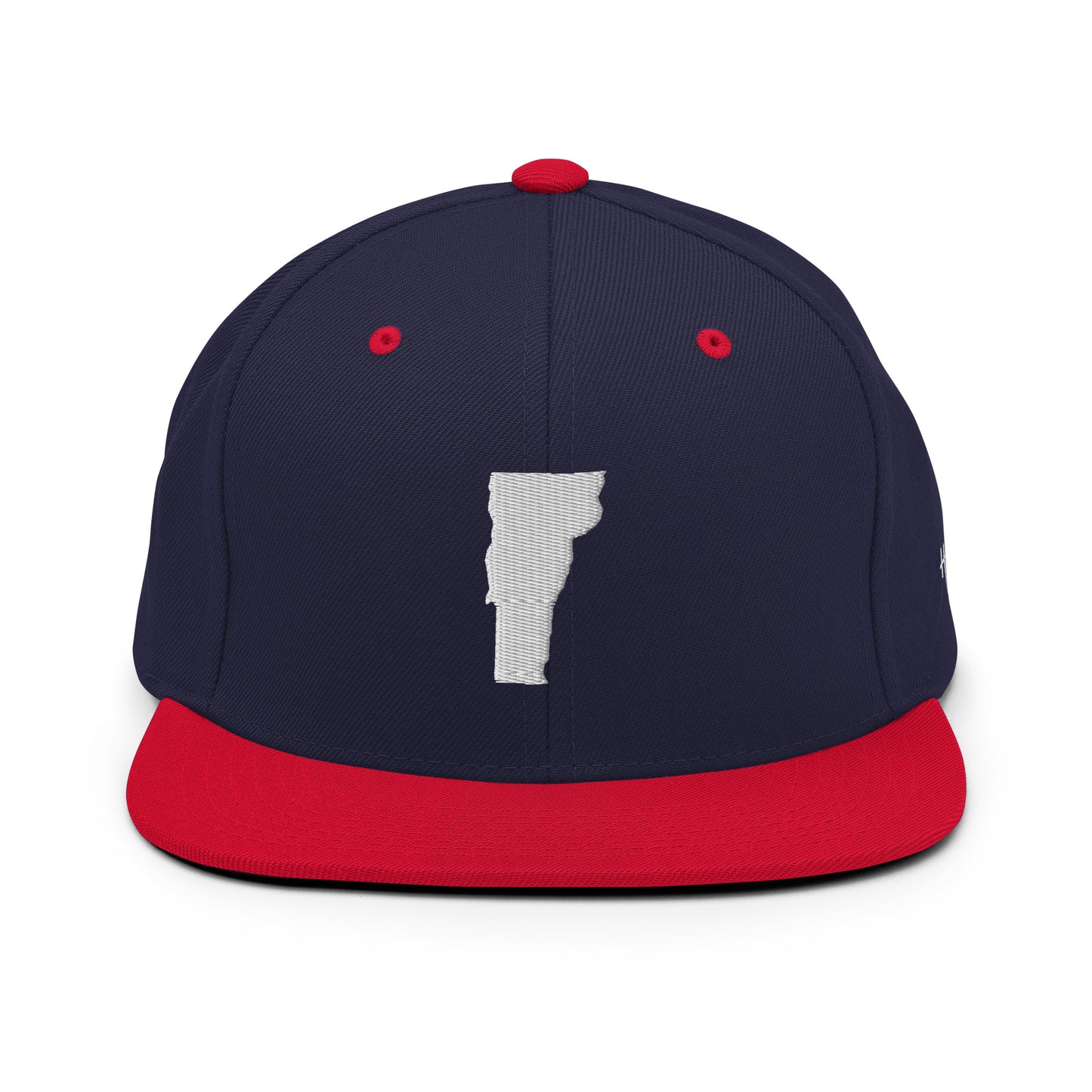 Vermont State Silhouette 6 Panel Snapback Hat