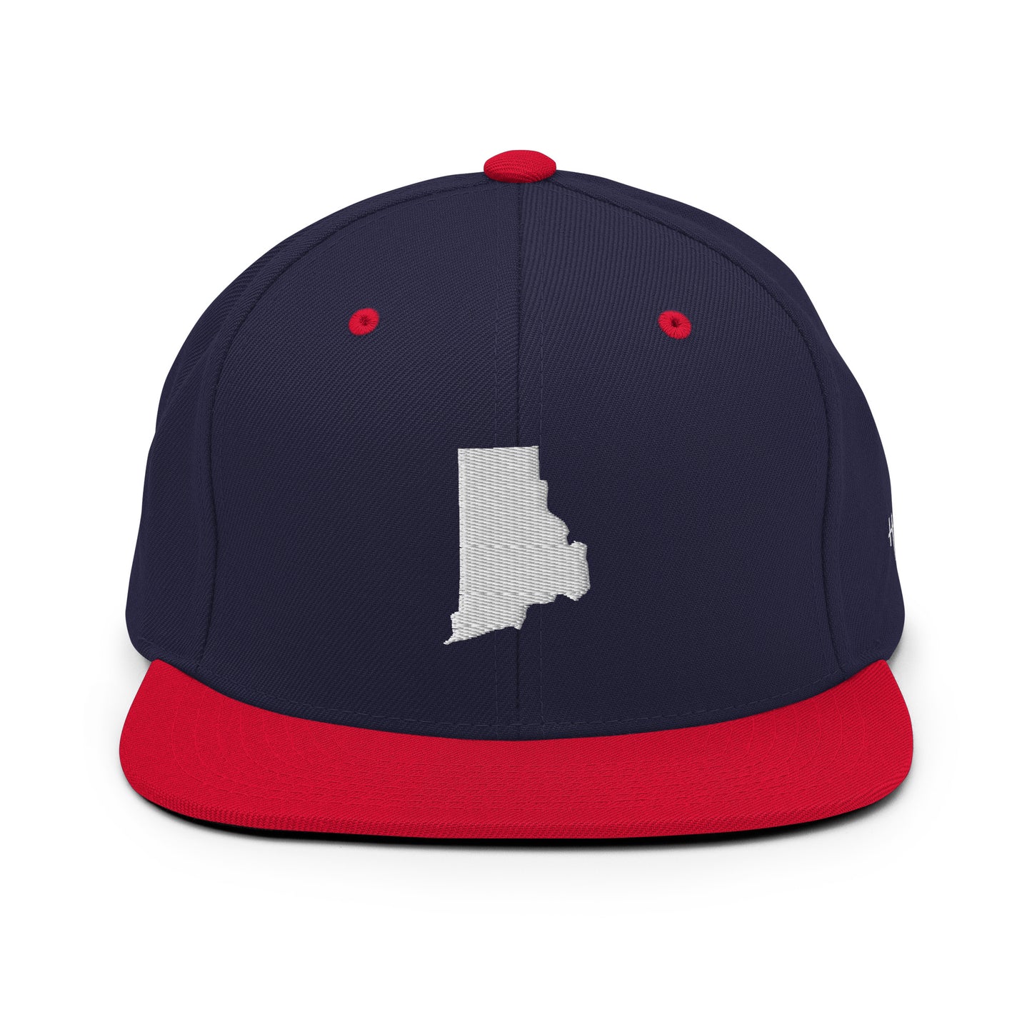 Rhode Island State Silhouette 6 Panel Snapback Hat