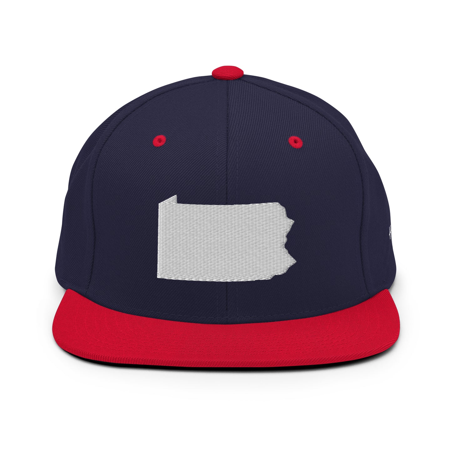 Pennsylvania State Silhouette 6 Panel Snapback Hat
