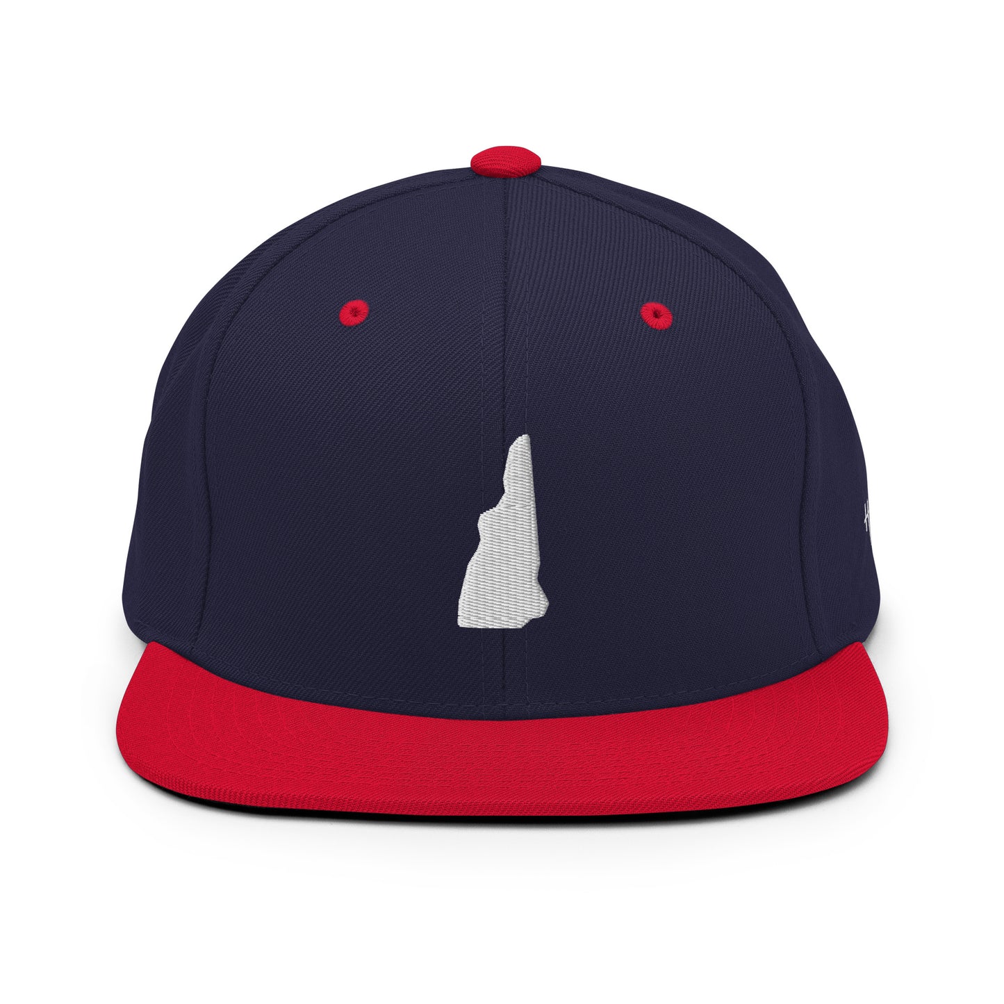 New Hampshire State Silhouette 6 Panel Snapback Hat