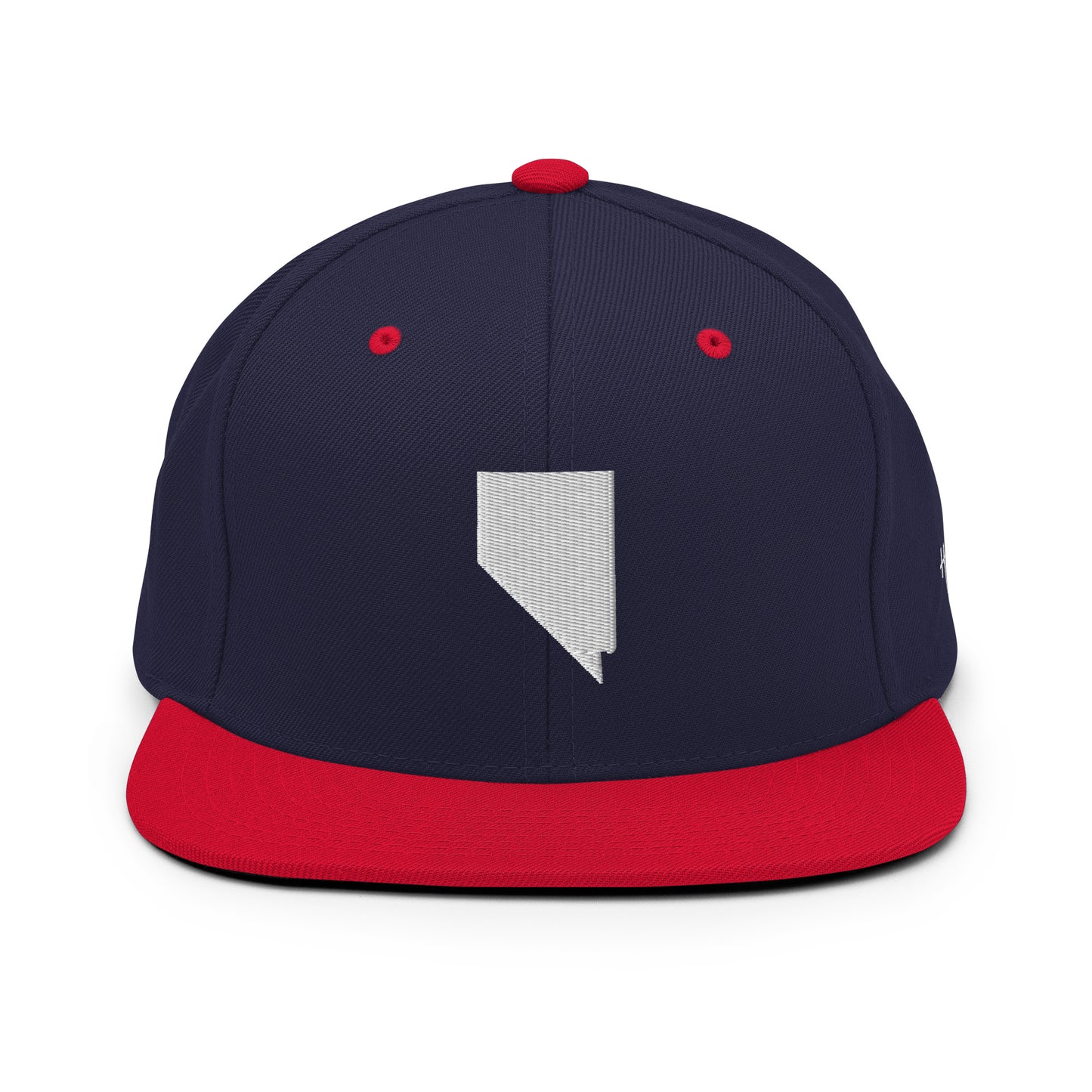 Nevada State Silhouette 6 Panel Snapback Hat