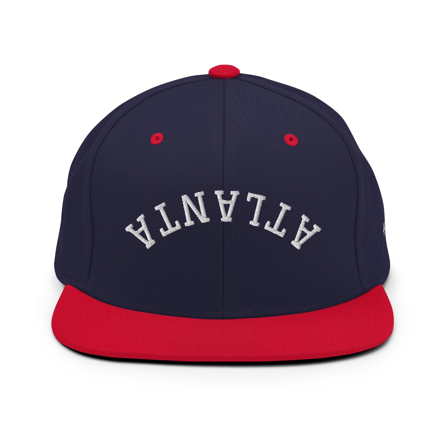Atlanta Upside Down Arch 6 Panel Snapback Hat