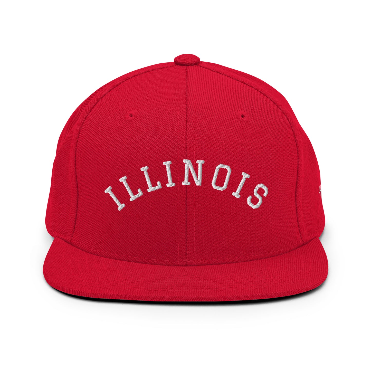 Illinois Arch 6 Panel Snapback Hat