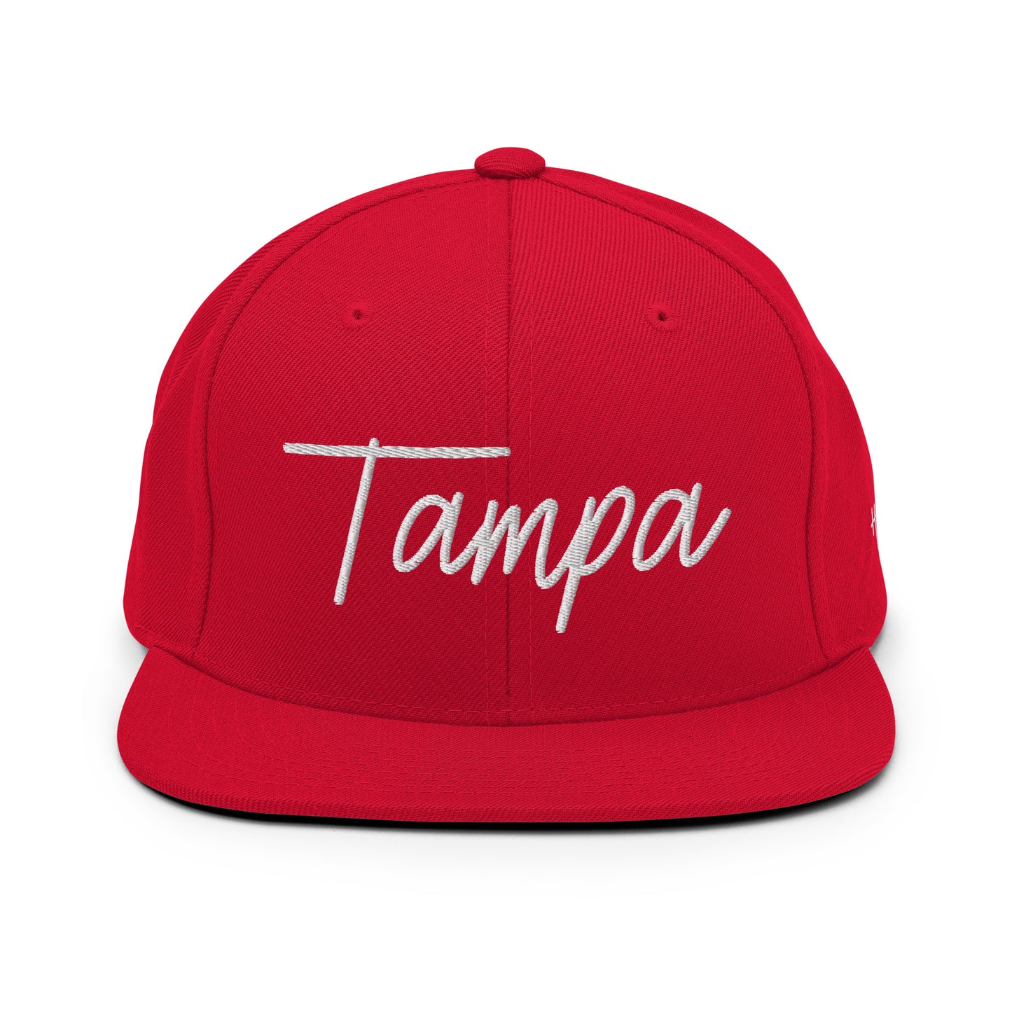 Tampa Retro Script 6 Panel Snapback Hat