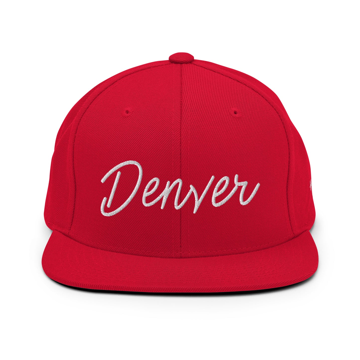 Denver Retro Script 6 Panel Snapback Hat