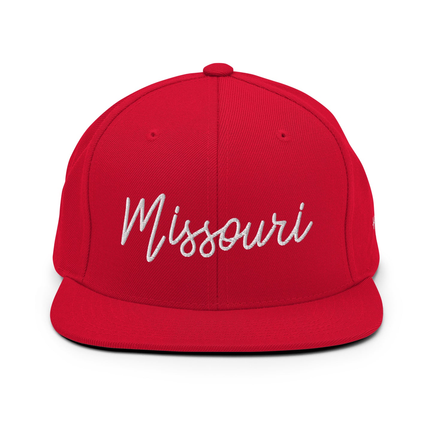 Missouri Retro Script 6 Panel Snapback Hat