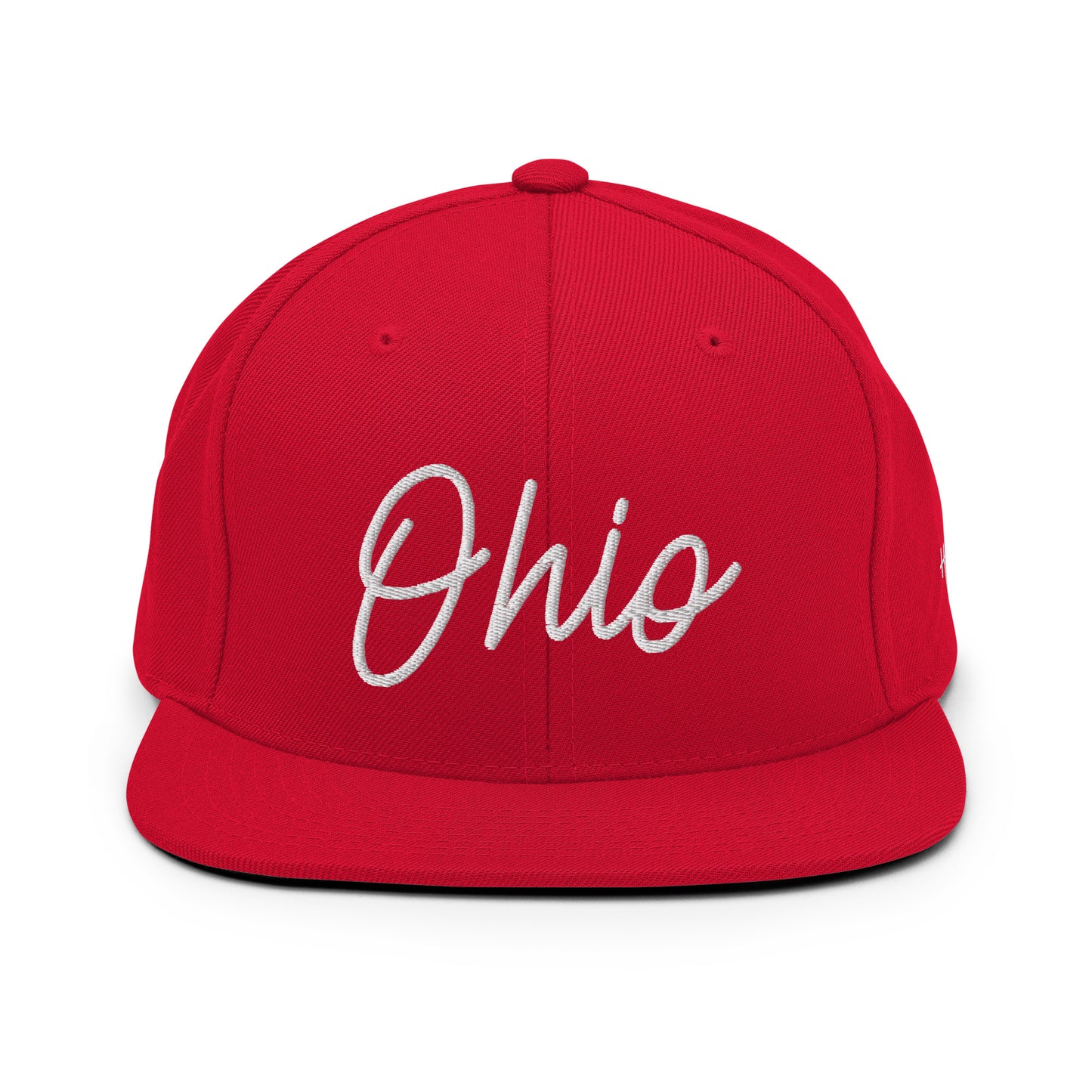 Ohio Retro Script 6 Panel Snapback Hat