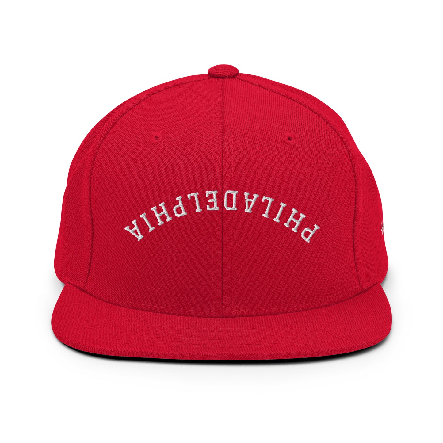 Philadelphia Upside Down Arch 6 Panel Snapback Hat