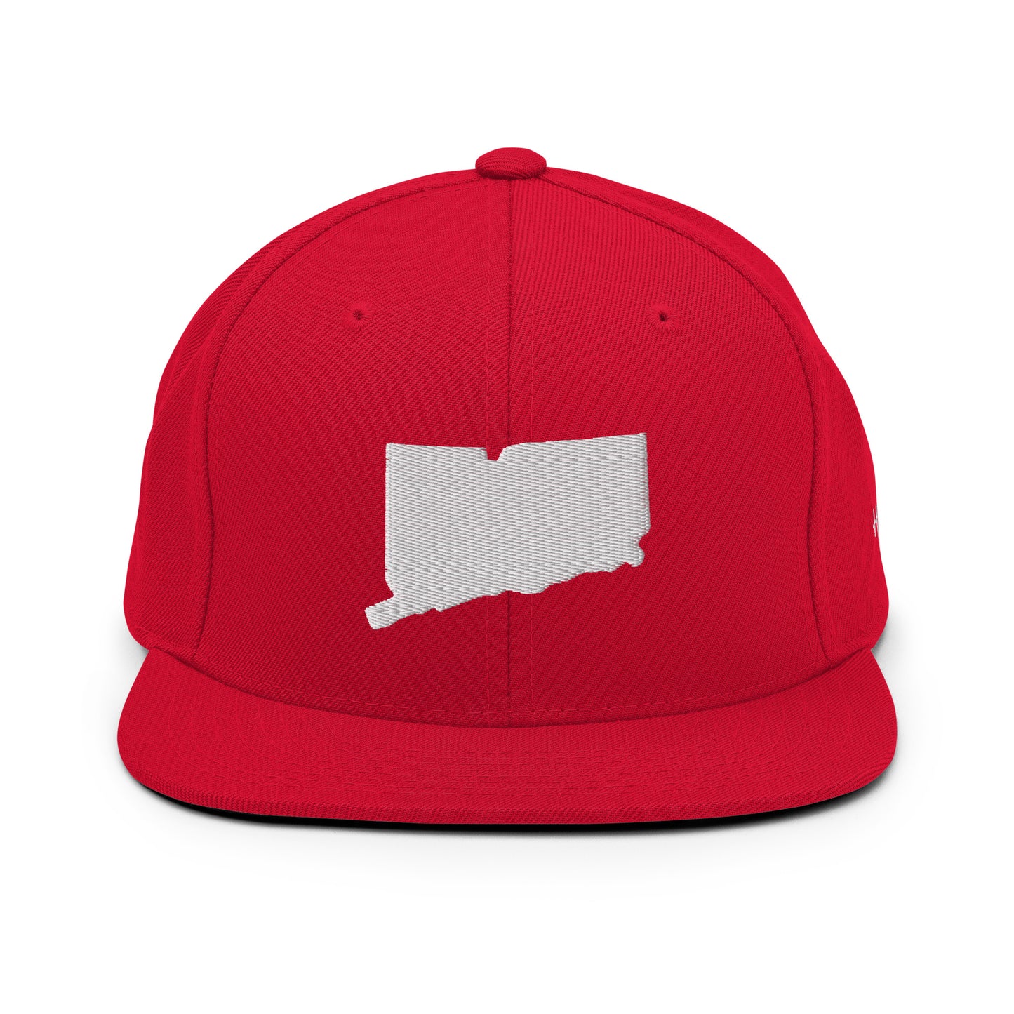 Connecticut State Silhouette 6 Panel Snapback Hat