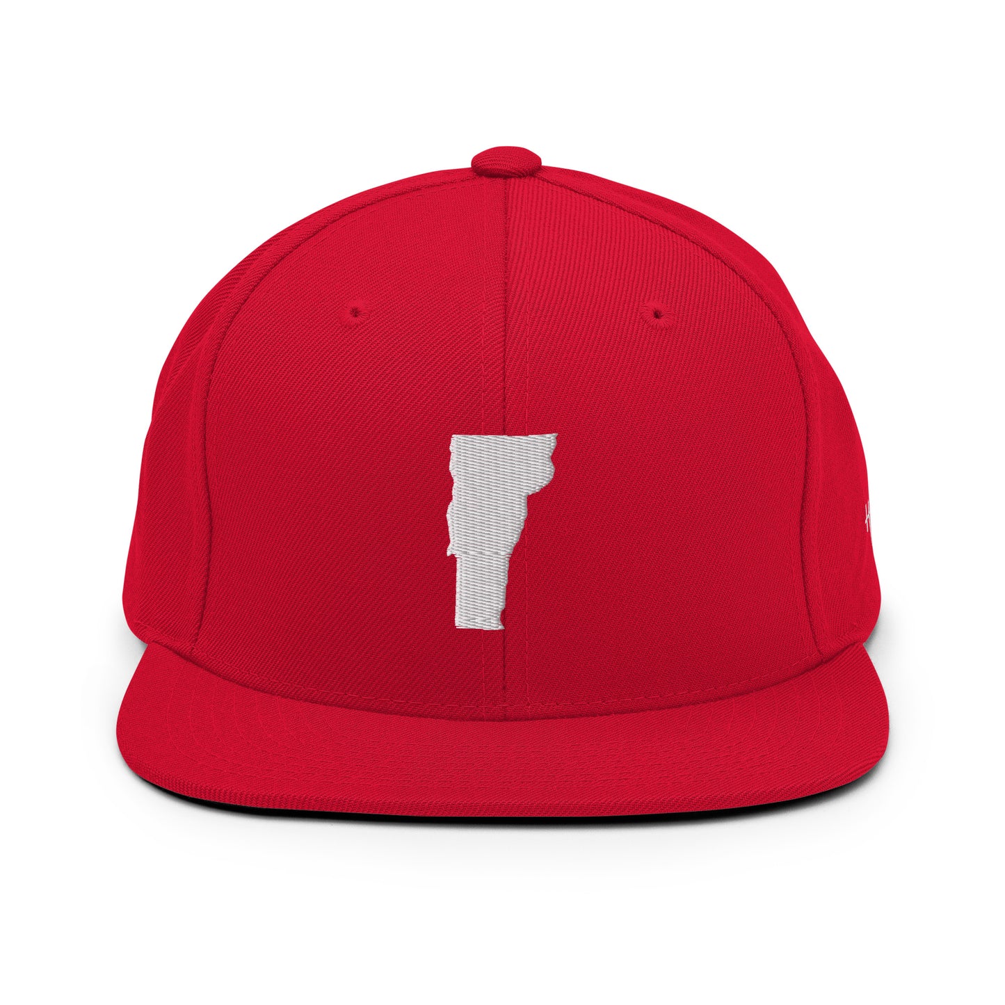 Vermont State Silhouette 6 Panel Snapback Hat