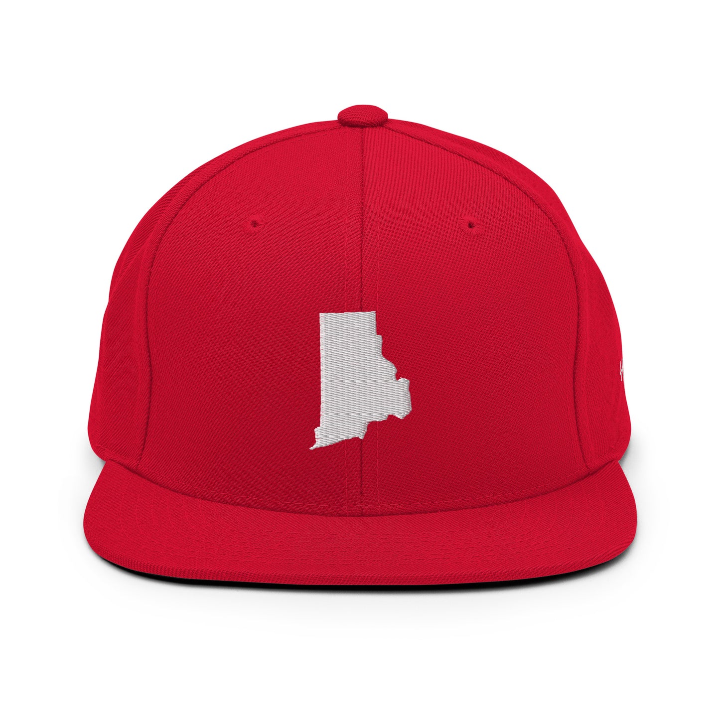 Rhode Island State Silhouette 6 Panel Snapback Hat