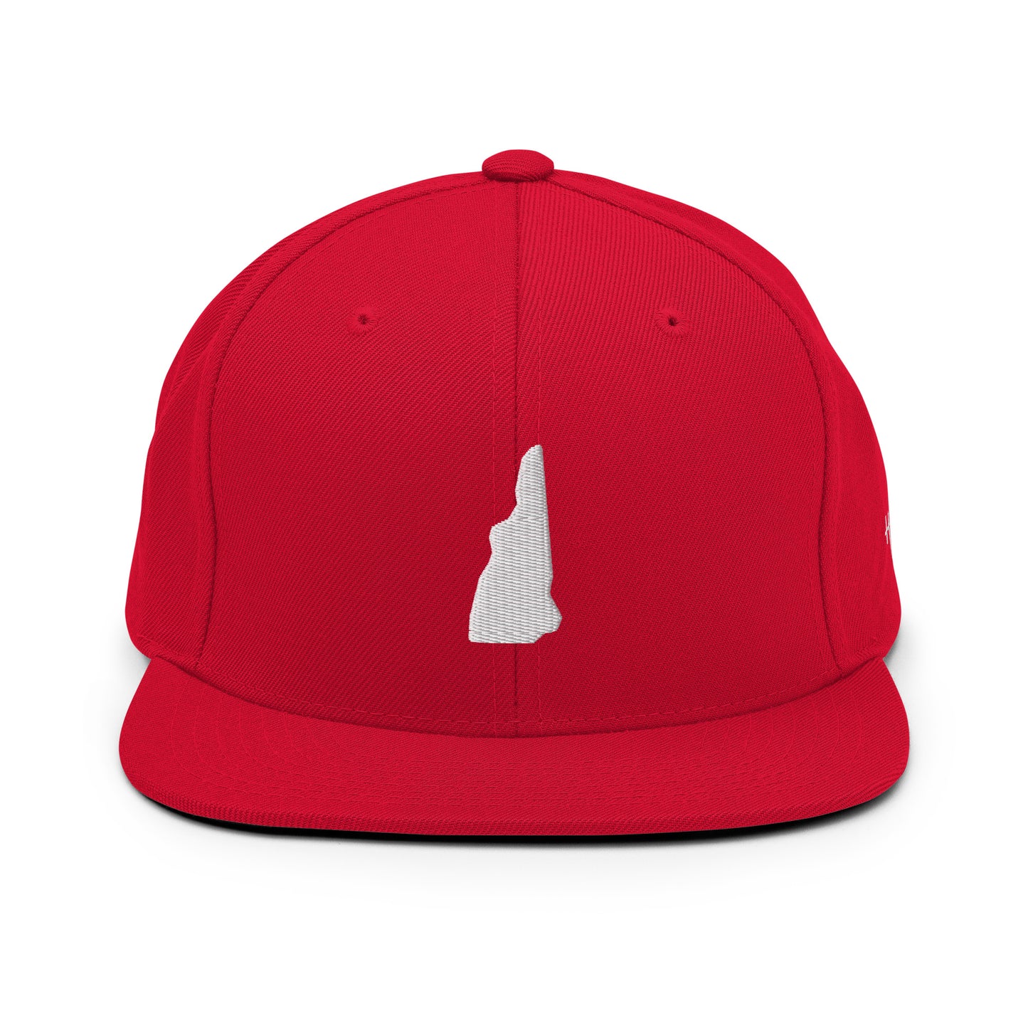 New Hampshire State Silhouette 6 Panel Snapback Hat