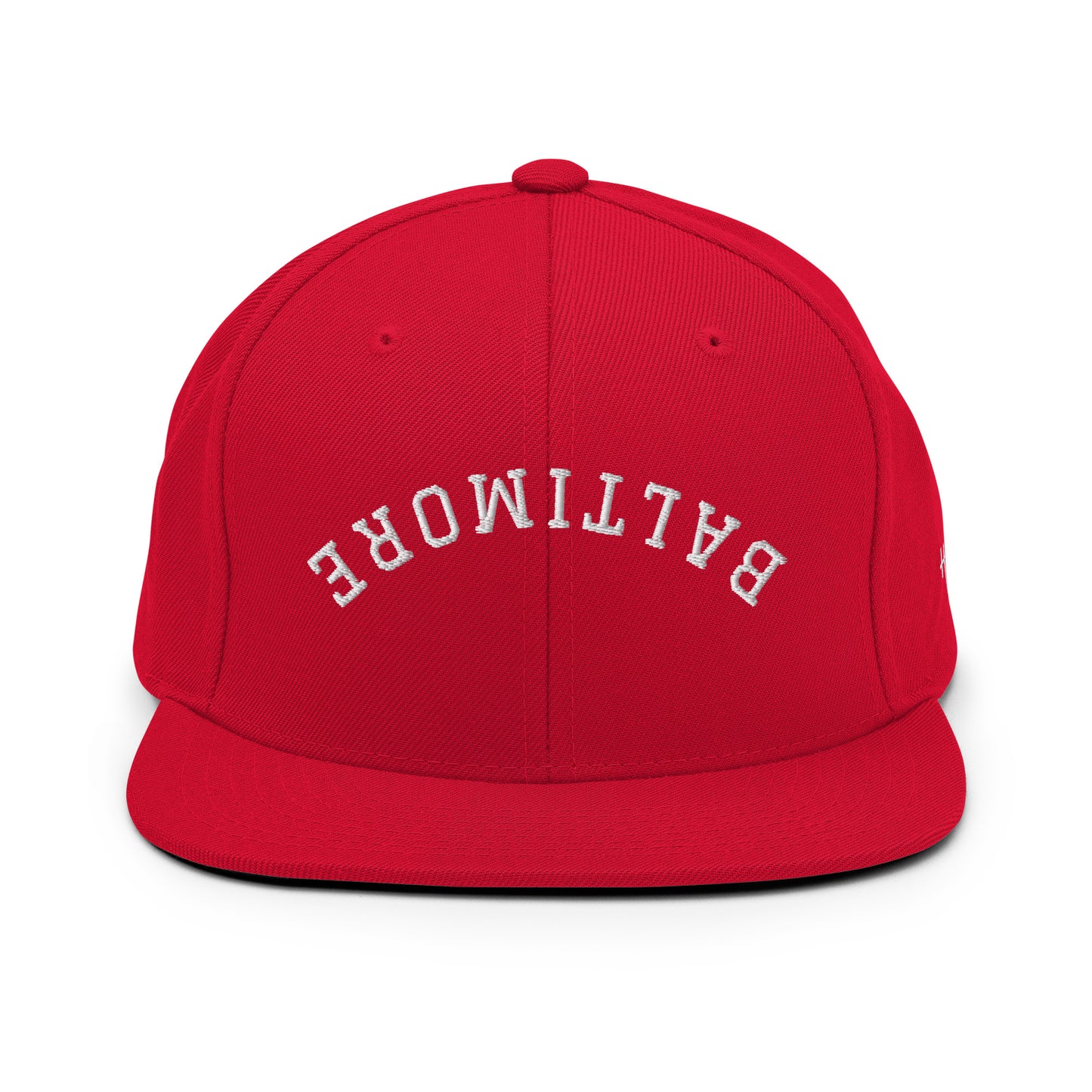 Baltimore Upside Down Arch 6 Panel Snapback Hat