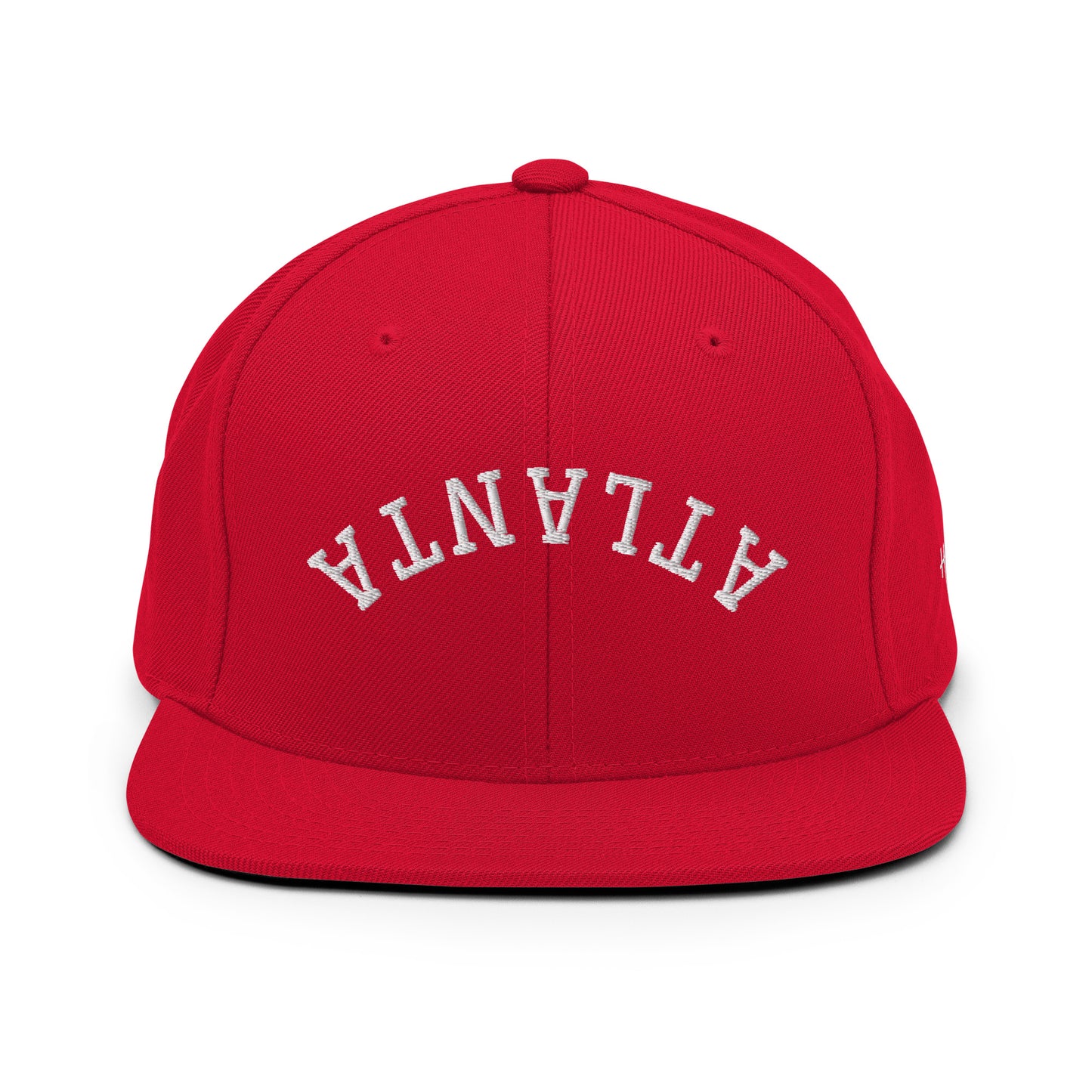 Atlanta Upside Down Arch 6 Panel Snapback Hat