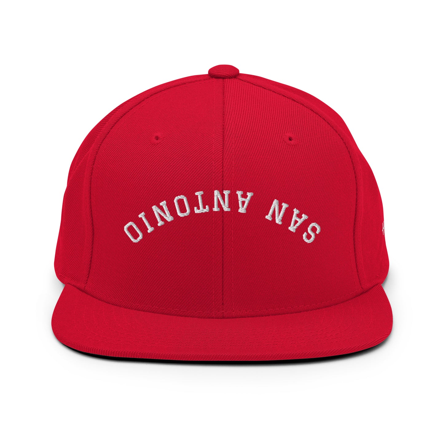 San Antonio Upside Down Arch 6 Panel Snapback Hat