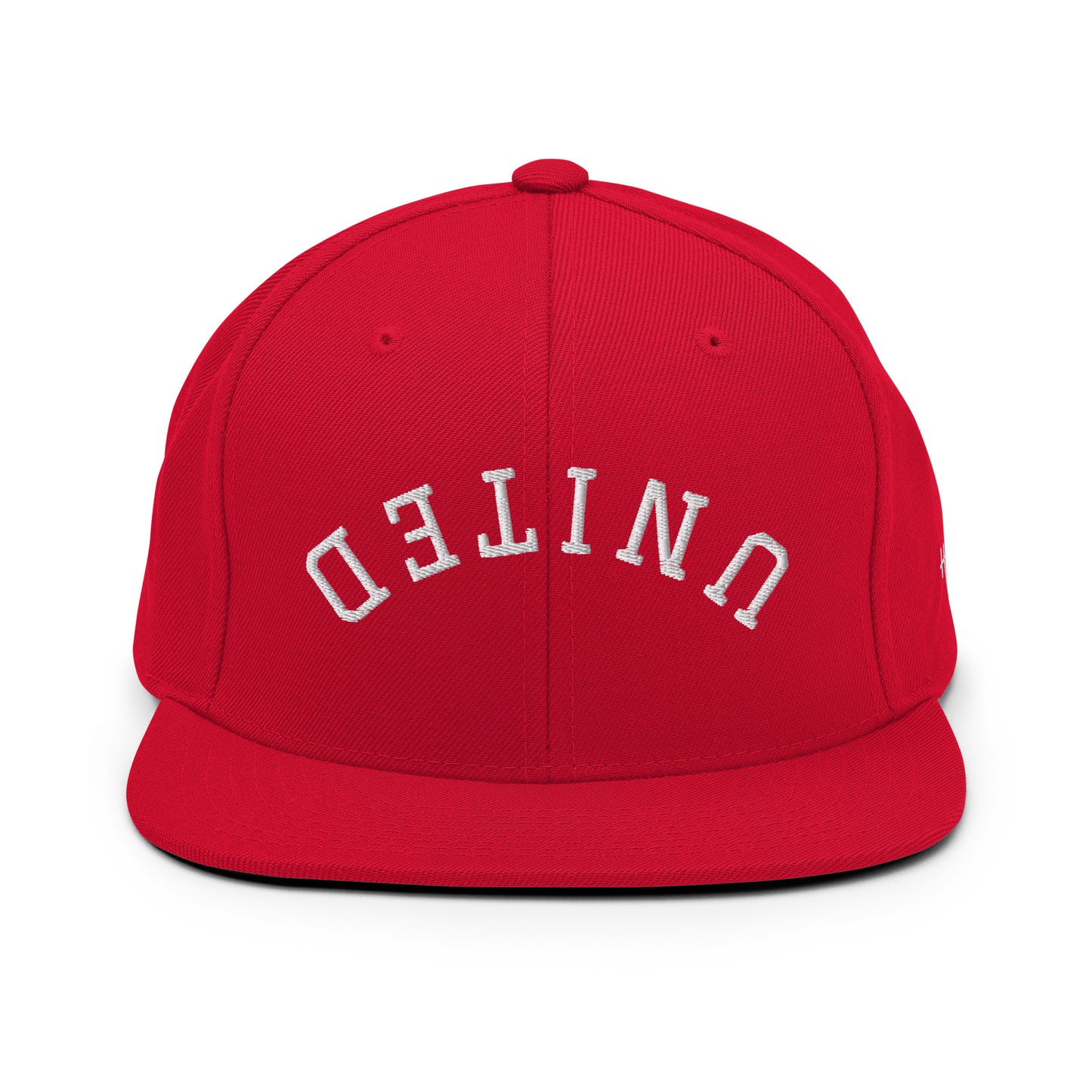 United States USA "United" Upside Down Arch 6 Panel Snapback Hat