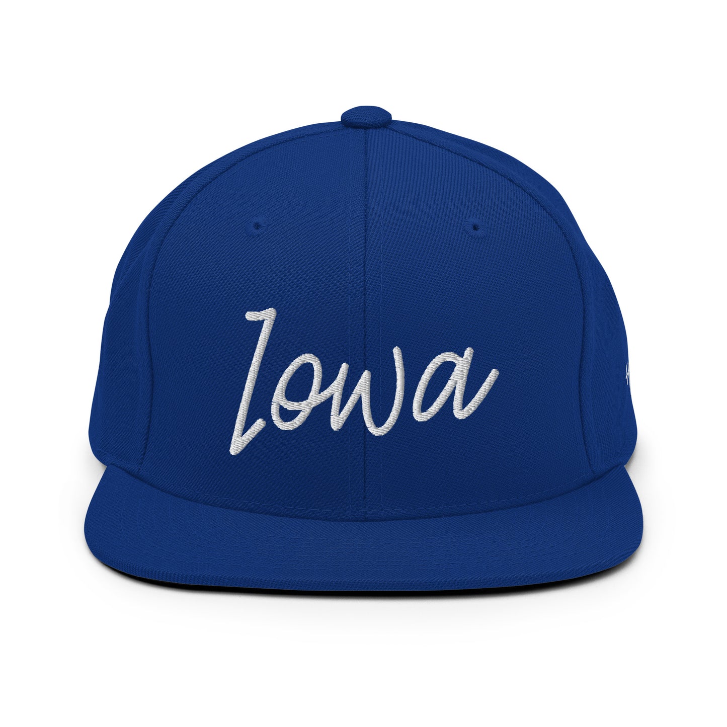 Iowa Retro Script 6 Panel Snapback Hat