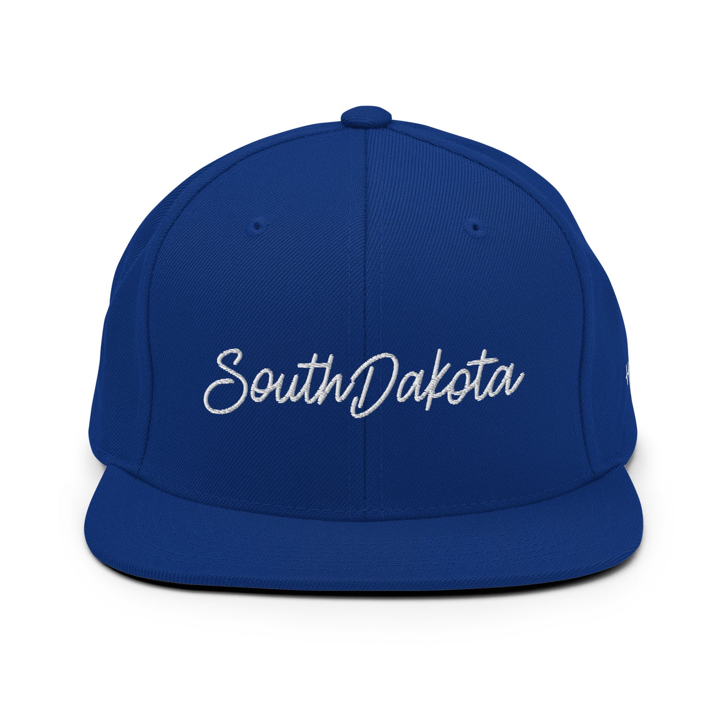 South Dakota Retro Script 6 Panel Snapback Hat