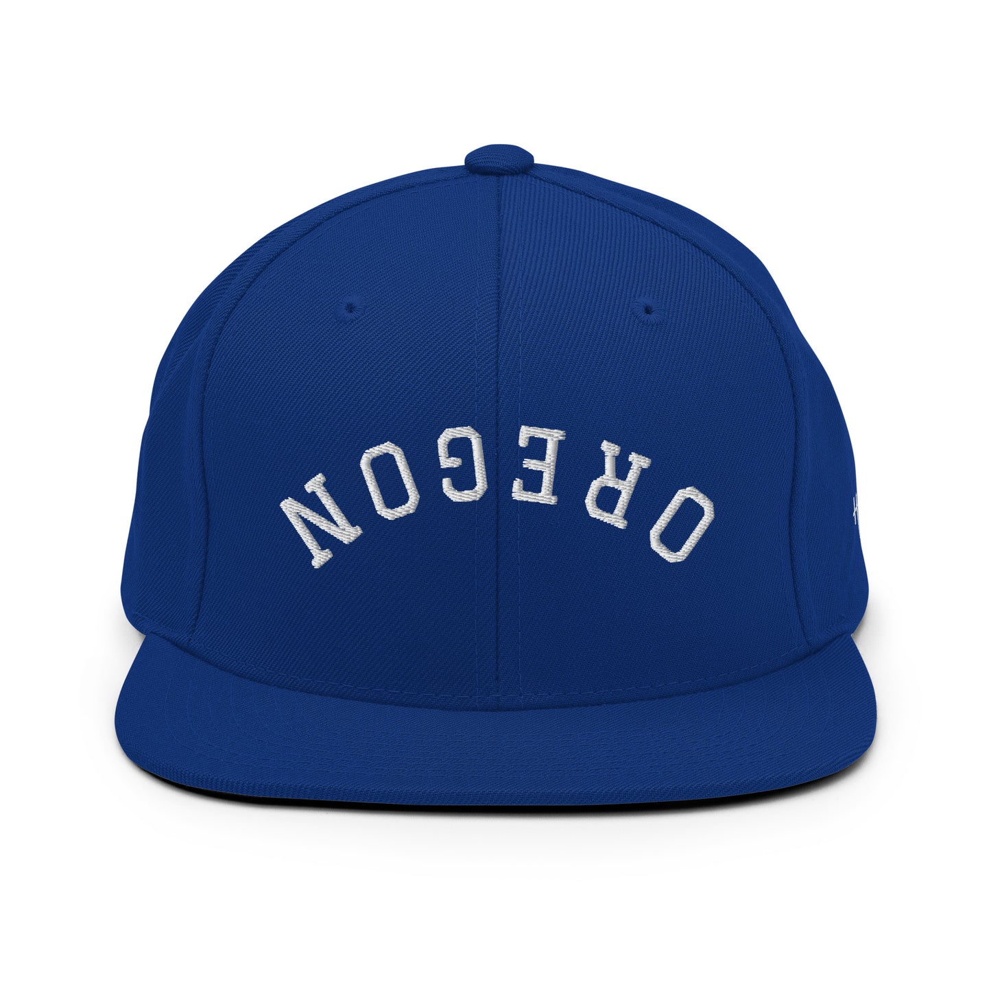 Oregon Upside Down Arch 6 Panel Snapback Hat