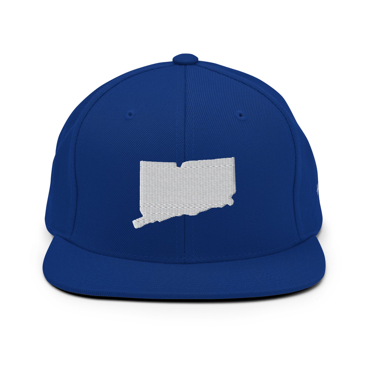 Connecticut State Silhouette 6 Panel Snapback Hat