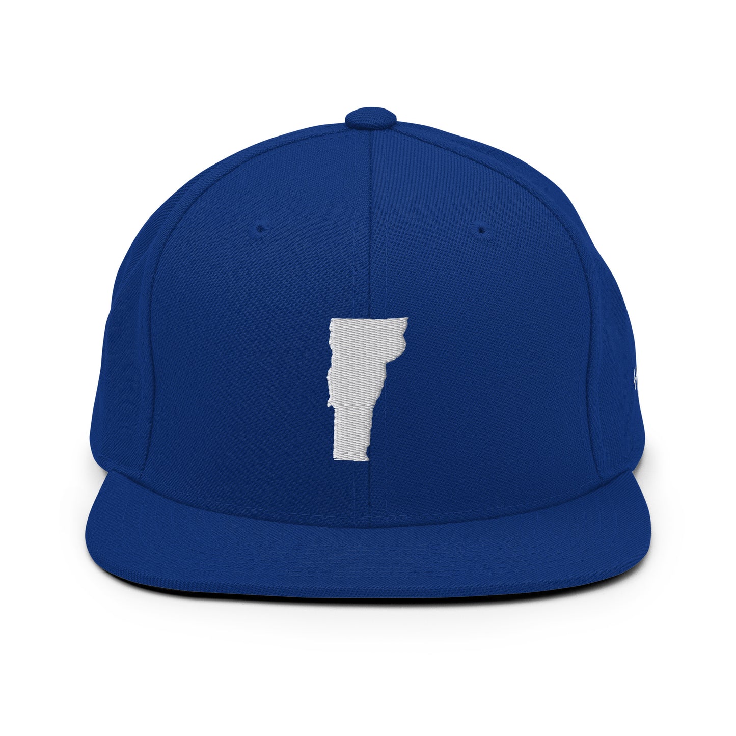 Vermont State Silhouette 6 Panel Snapback Hat
