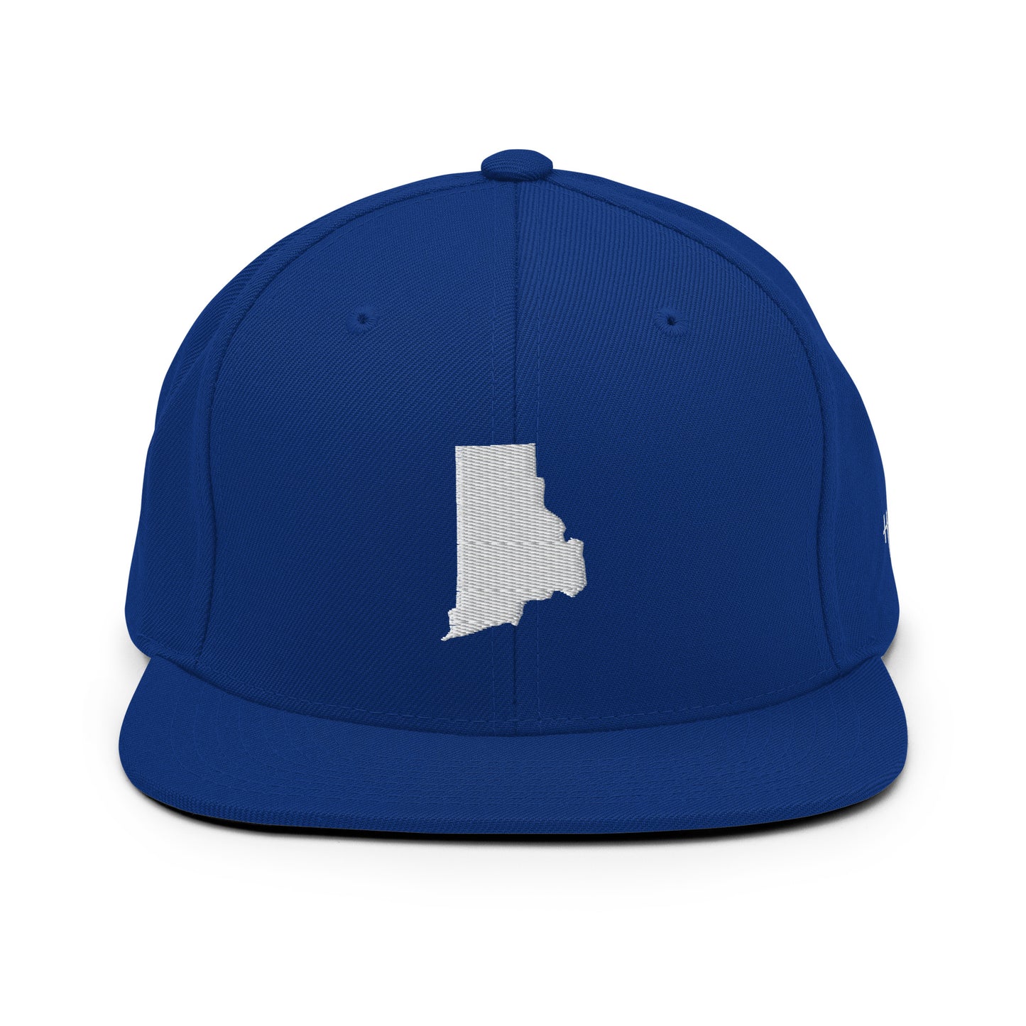 Rhode Island State Silhouette 6 Panel Snapback Hat