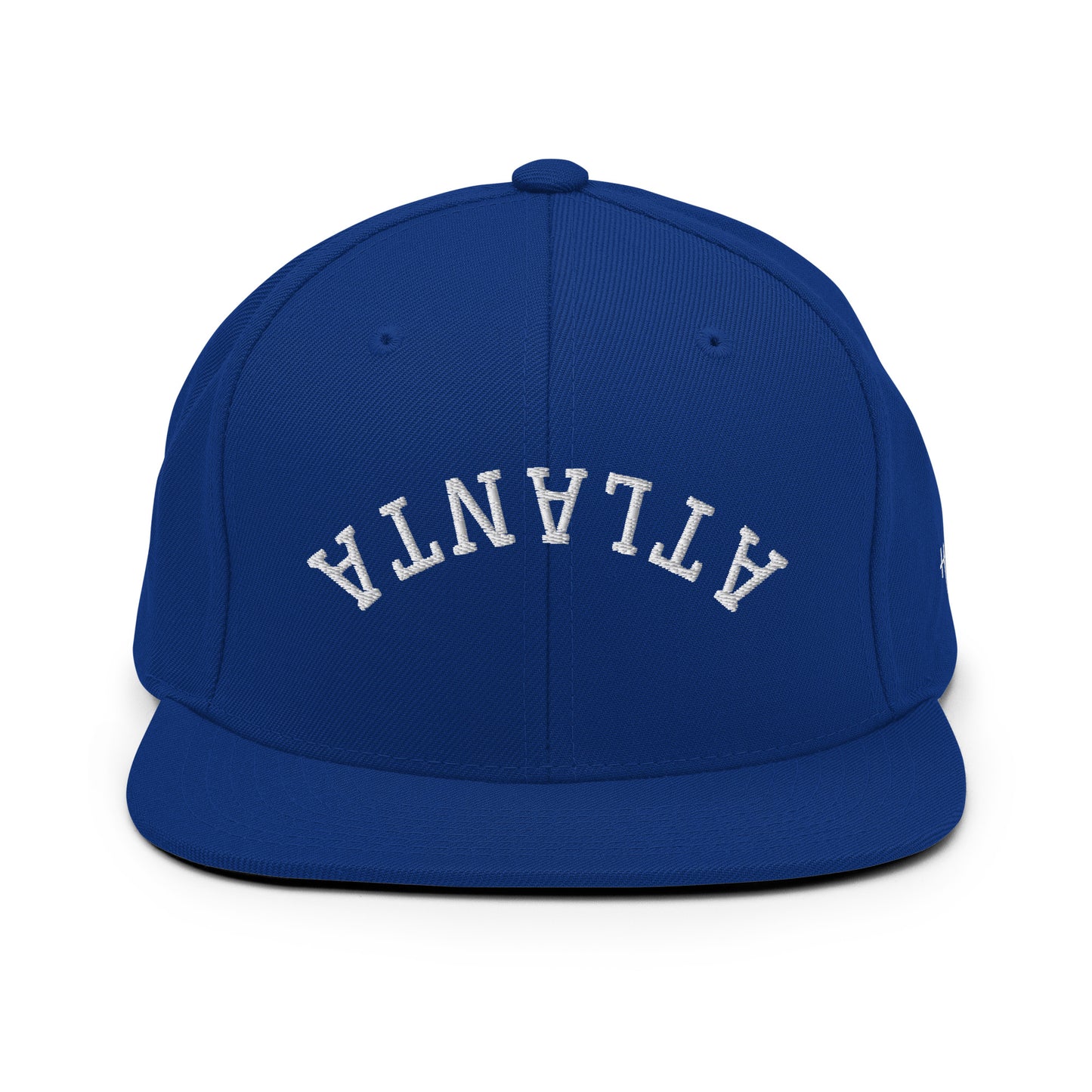 Atlanta Upside Down Arch 6 Panel Snapback Hat