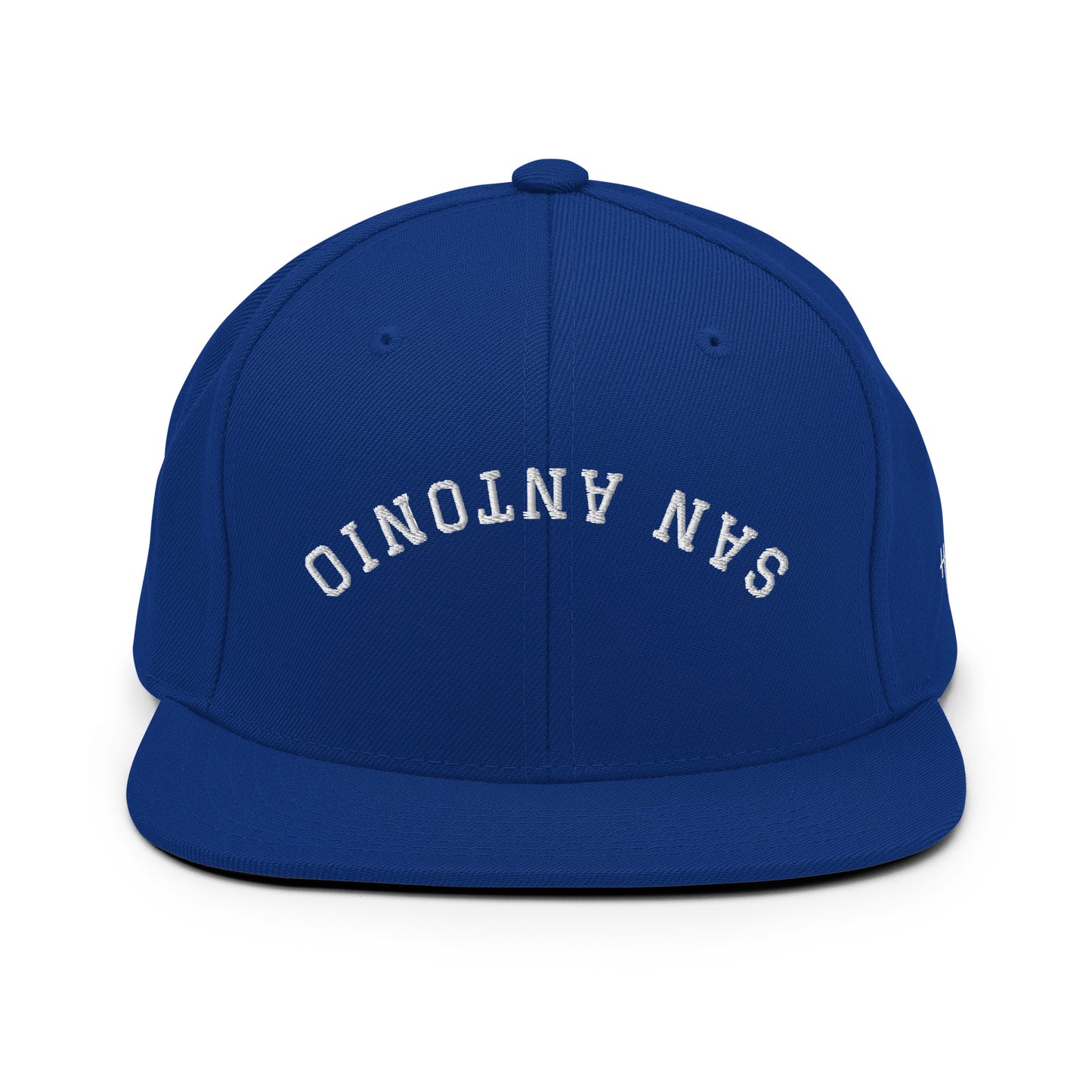 San Antonio Upside Down Arch 6 Panel Snapback Hat