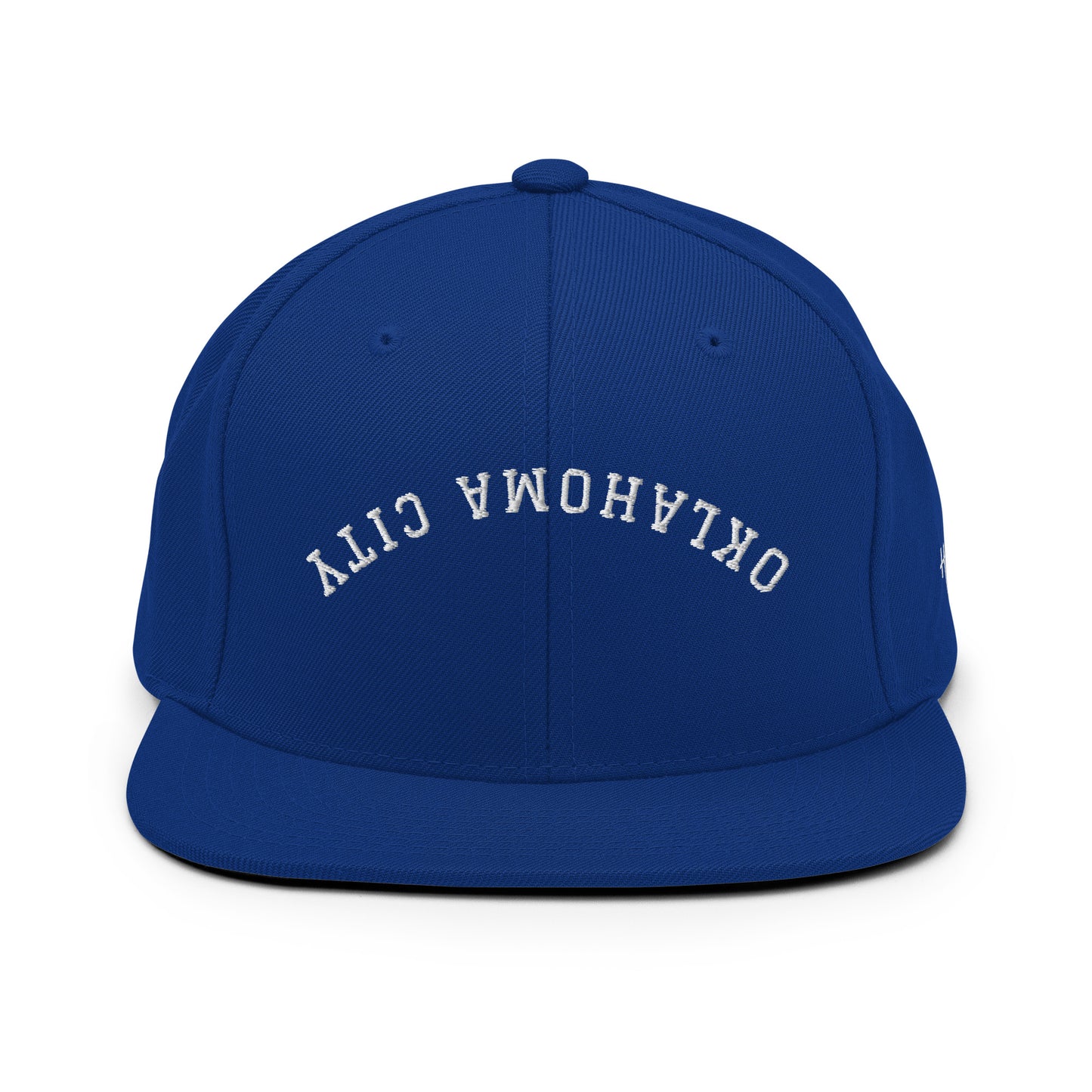 Oklahoma City Upside Down Arch 6 Panel Snapback Hat