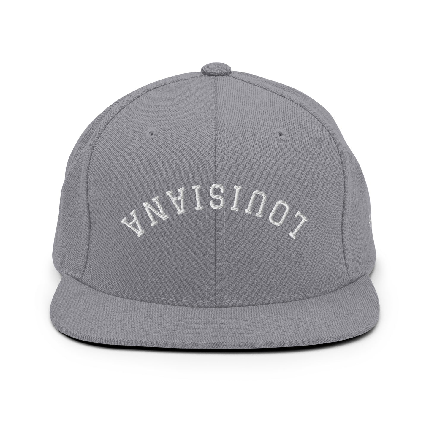 Louisiana Upside Down Arch 6 Panel Snapback Hat