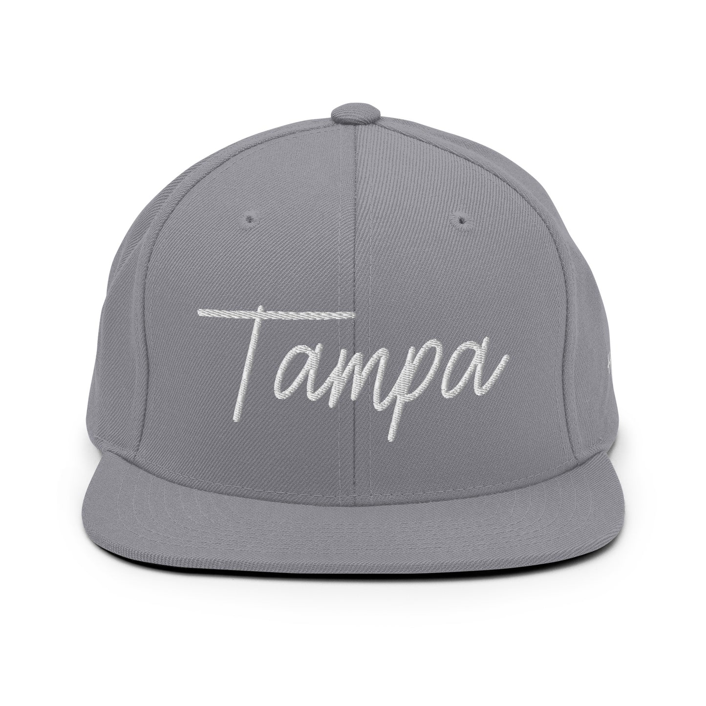 Tampa Retro Script 6 Panel Snapback Hat