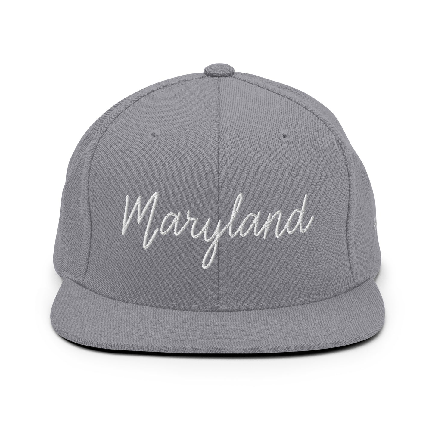 Maryland Retro Script 6 Panel Snapback Hat