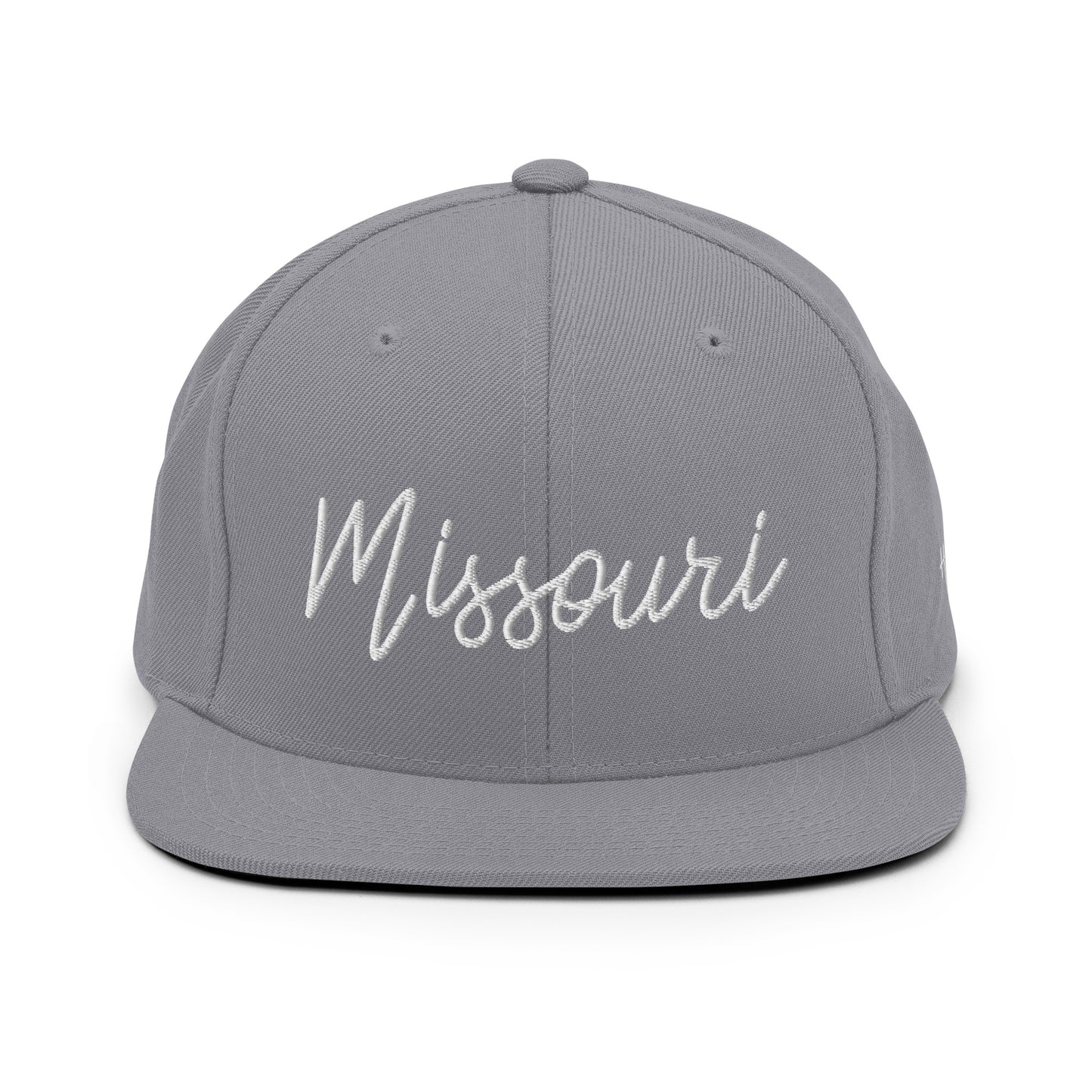Missouri Retro Script 6 Panel Snapback Hat