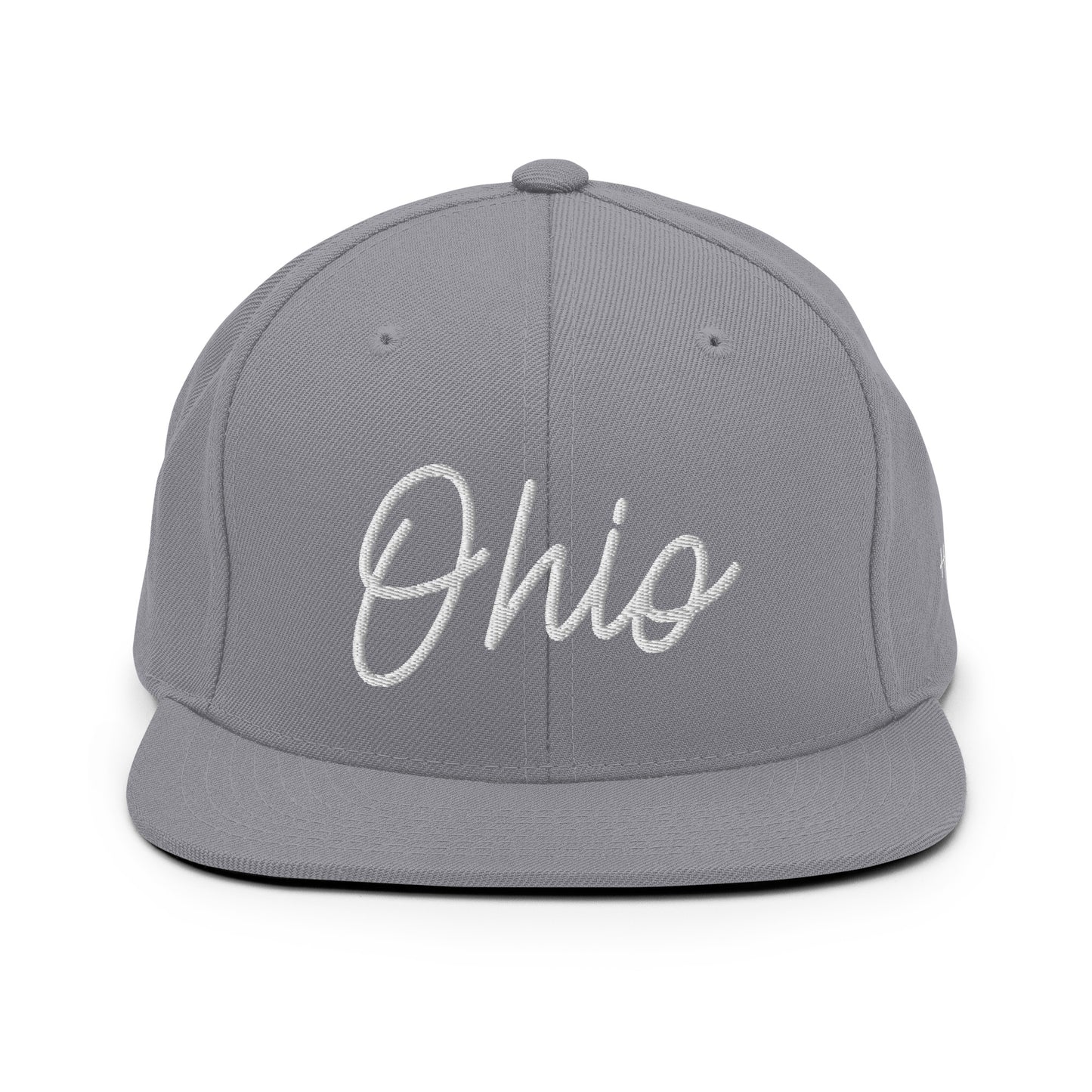 Ohio Retro Script 6 Panel Snapback Hat